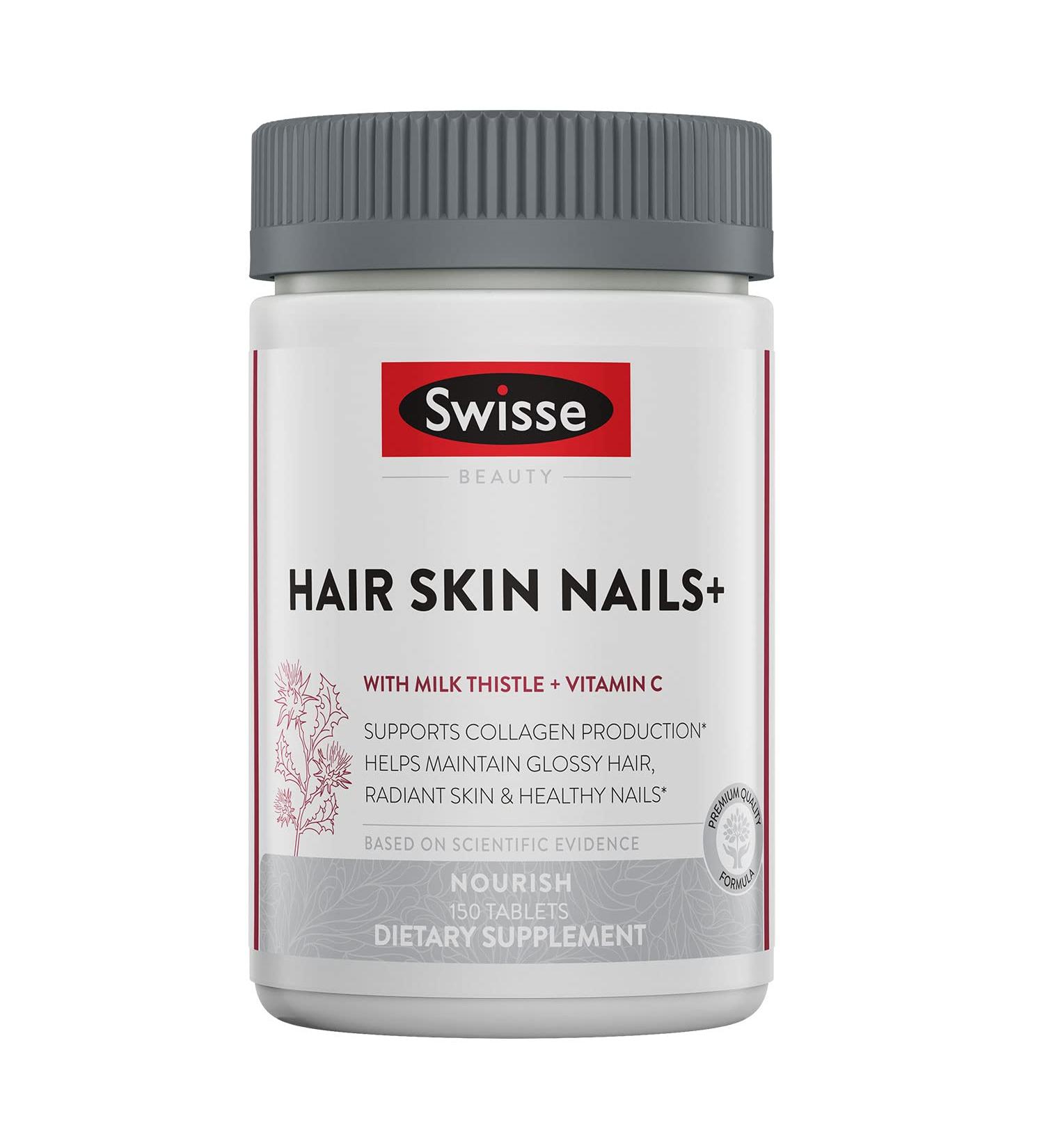 Swisse Ultiboost Hair Skin Nails+ | 150 Tablets for Healthy Hair & Skin - Buy Online on GoSupps.com