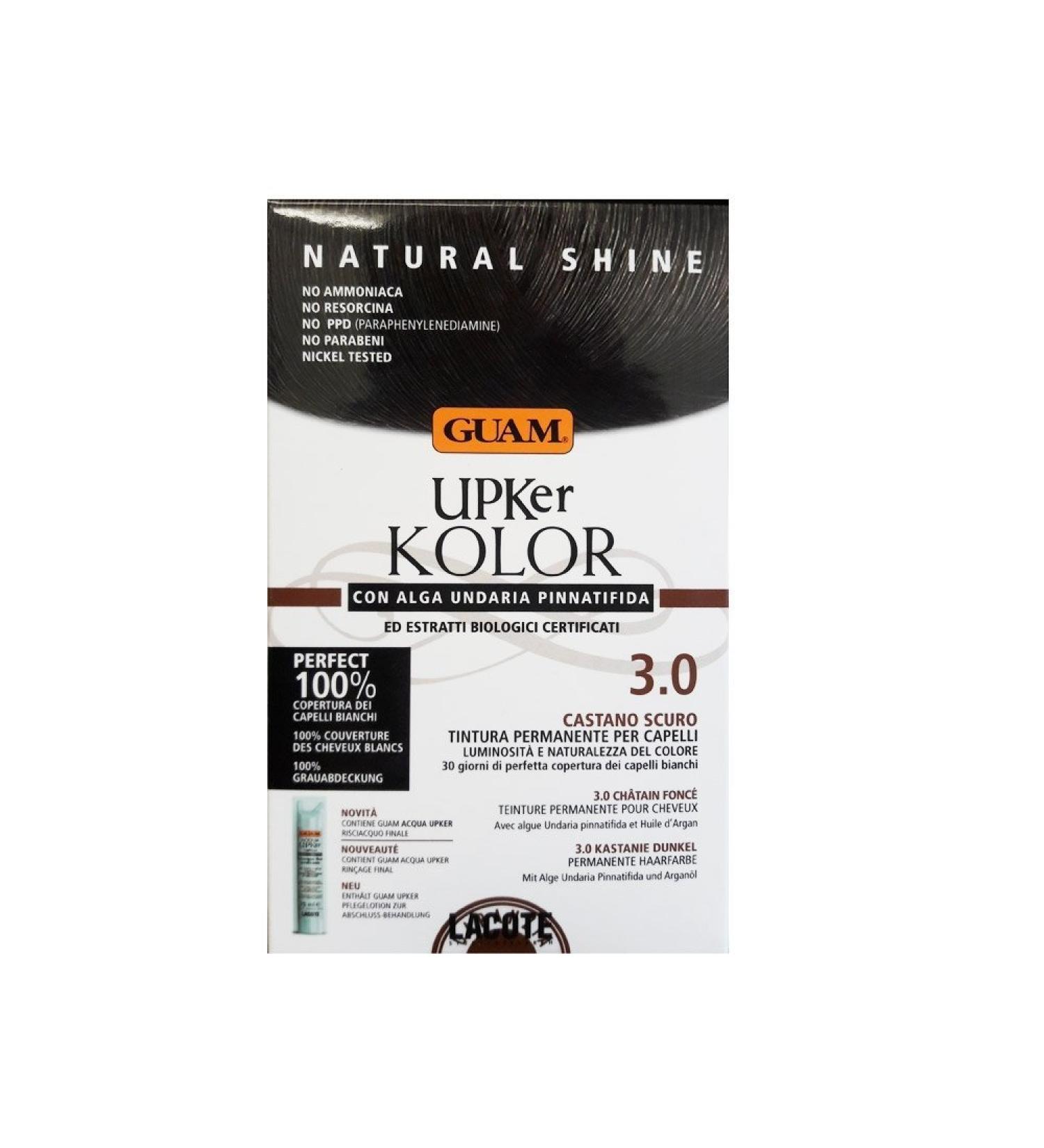 Guam Upker Kolor Hair Dye Dark Brown 3.0 - Buy Online on GoSupps.com
