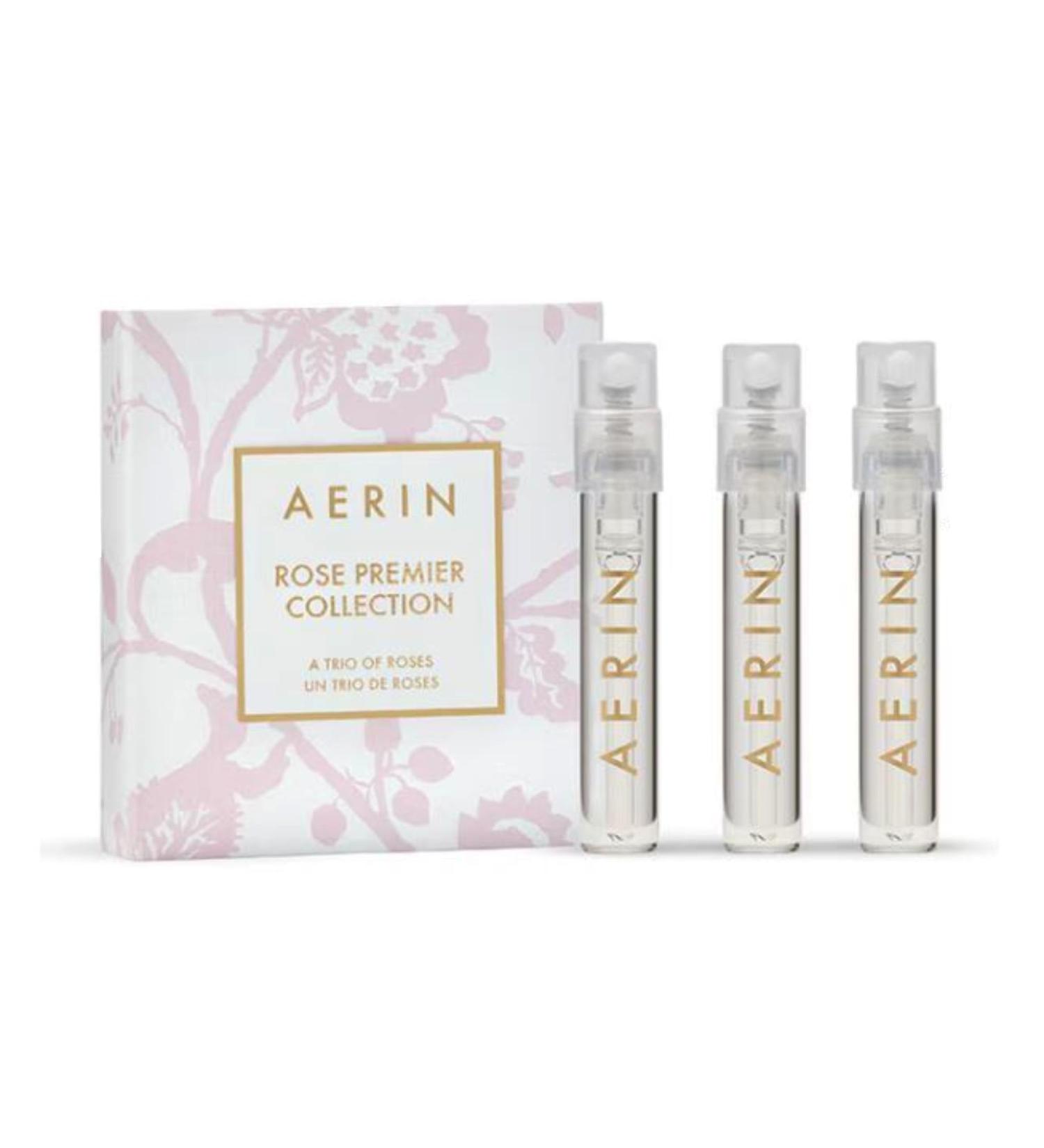 AERIN Rose Premier Collection A Trio of Roses - Rose De Grasse Parfum - Rose De Grasse Joyful Bloom Eau De Parfum - Rose De Grasse Pour Filles Eau De Toilette - Sample Size