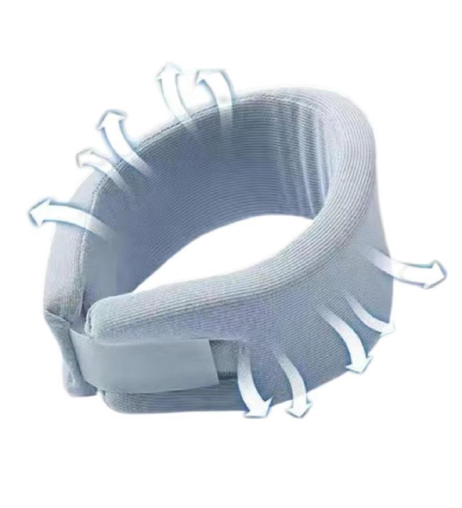 Neck Brace for Posture | Adjustable Cervical Collar Comfortable and Breathable | Neck Brace for Sleeping Cervical Neck Pillow Relieves Pressure in Spine for Work Travel - Buy Online on GoSupps.com