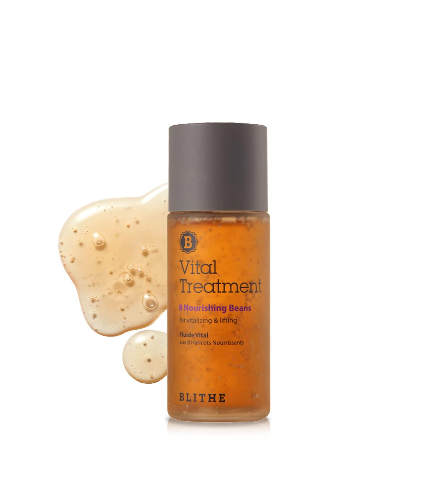 Blithe 8 Beans Clear Essence Toner Lotion - Lightweight Moisturizer with Niacinamide & Vitamin E for Elasticity - 1.83oz Skincare Solution - Buy Online on GoSupps.com