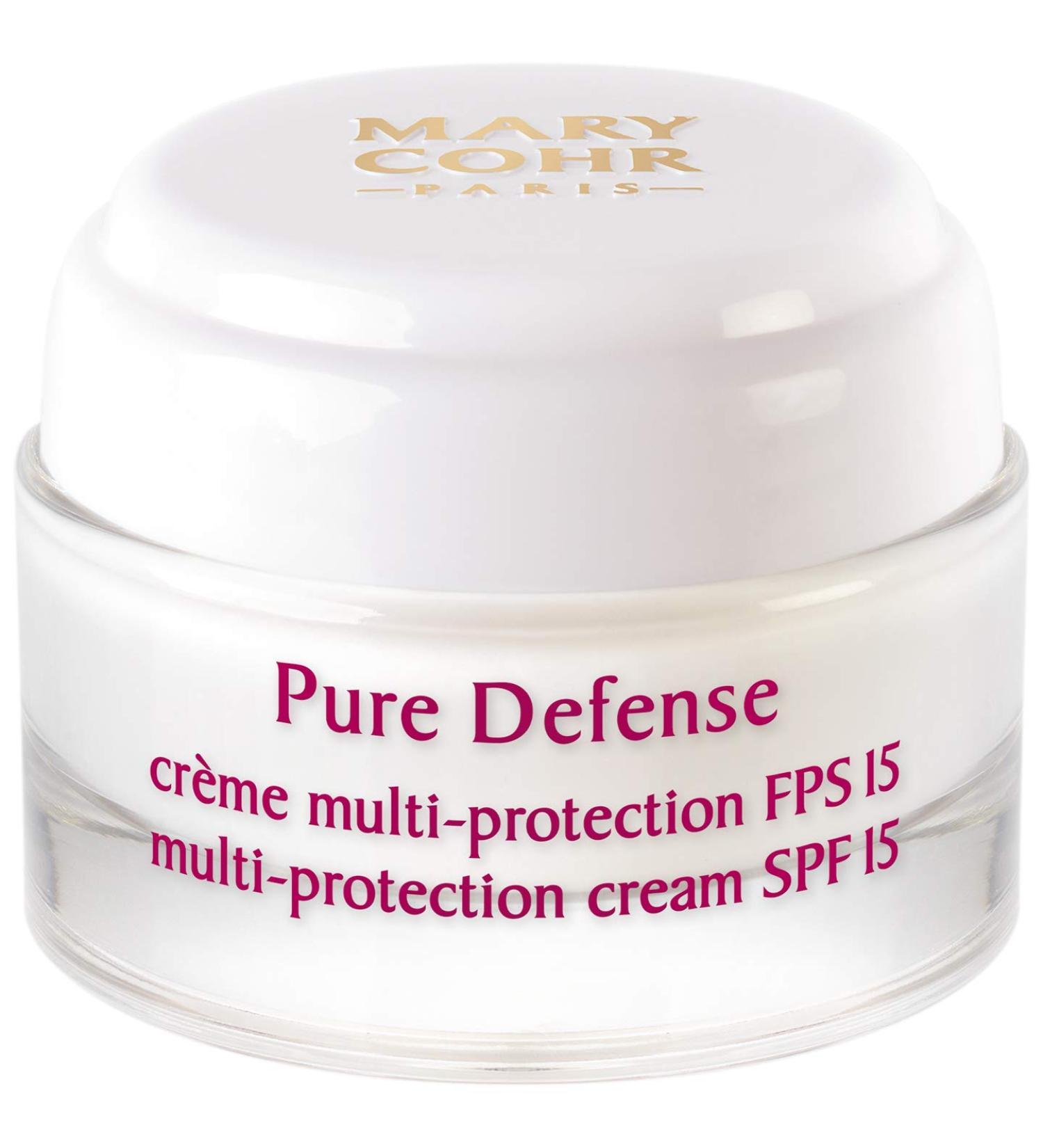 Mary Cohr Pure Defense Cr me Multi-Protection SPF 15