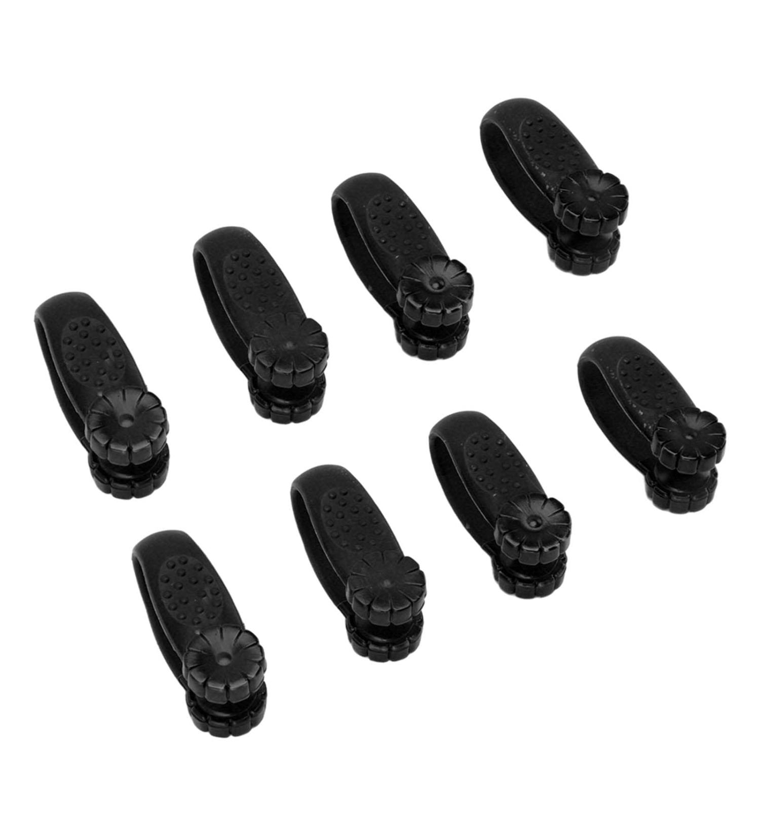 Fdit Hand Acupressure Clip - 8PCS Plastic Pain Relief Pressure Point Clip for Headache Relief (Black) - International Shipping Available - Buy Online on GoSupps.com