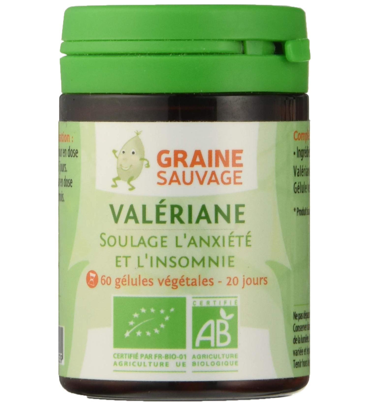 Organic Valerian - 60 capsules - Relaxation and sleep - Buy Online on GoSupps.com
