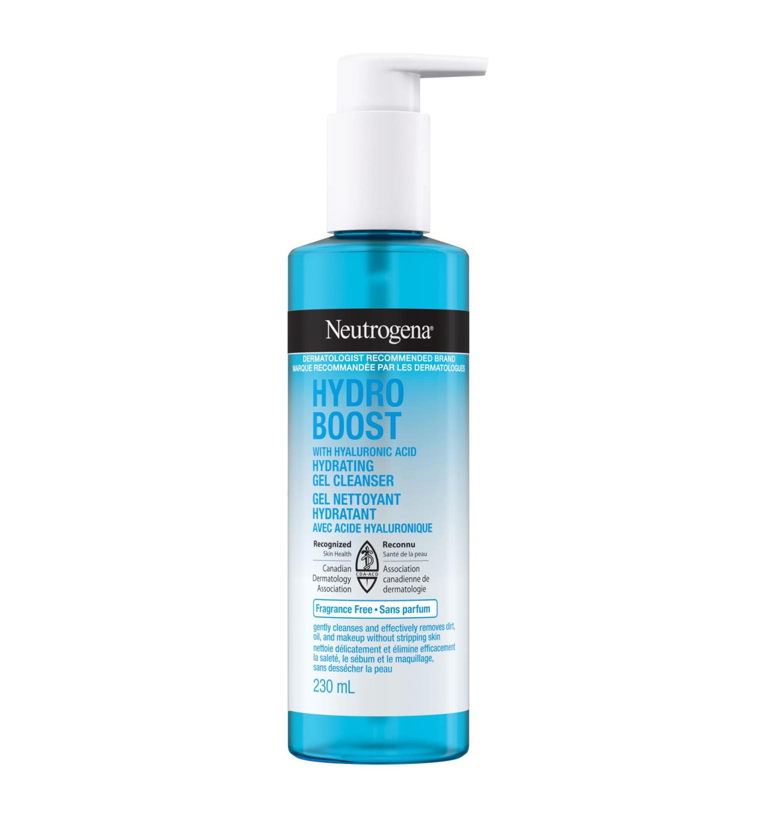 Neutrogena Hydro Boost Hydrating Cleansing Gel Fragrance Free 230mL Fragrance Free 230 ml (Pack of 1) - Buy Online on GoSupps.com