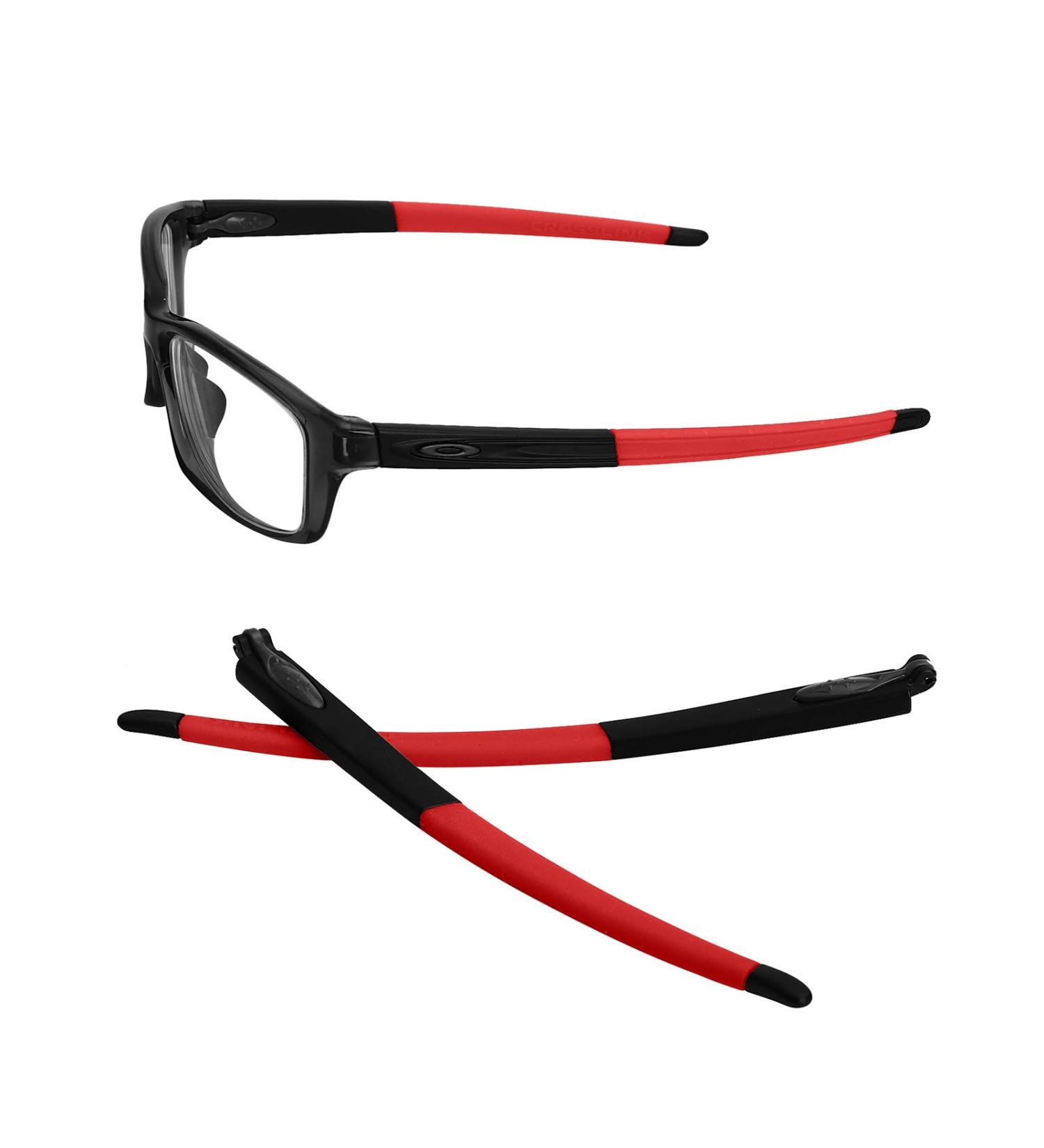 Replacement Temples Arms Legs Satin Black for Oakley Crosslink Pitch Glasses - Buy Online | Fast International Shipping - Buy Online on GoSupps.com