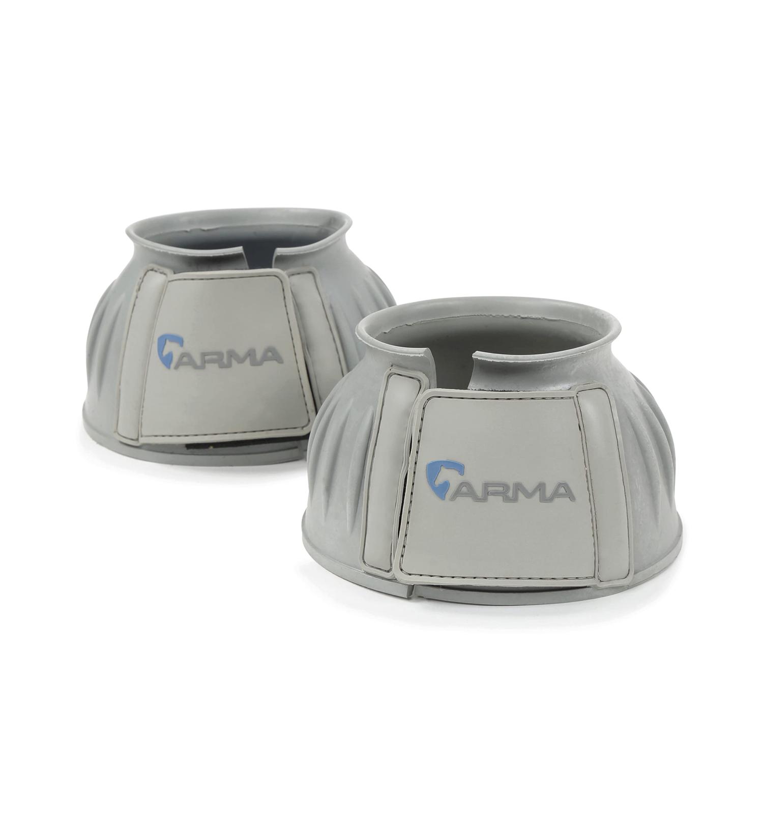 Shires ARMA Touch Close Bell Boots - Grey XX-Large | Premium Equestrian Gear | Fast International Shipping - Buy Online on GoSupps.com