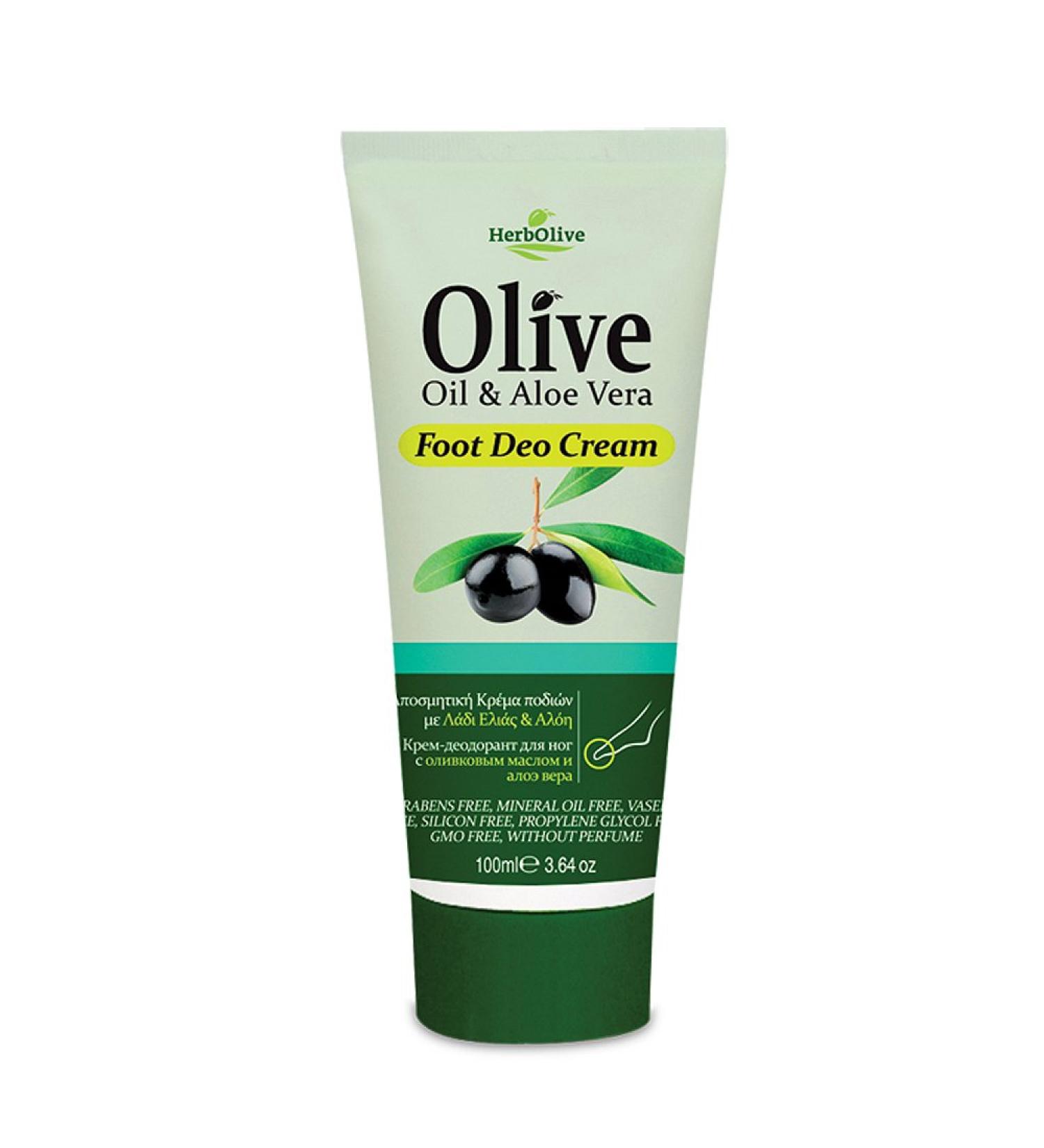 Herbolive Foot Deodorant Cream 100 ml