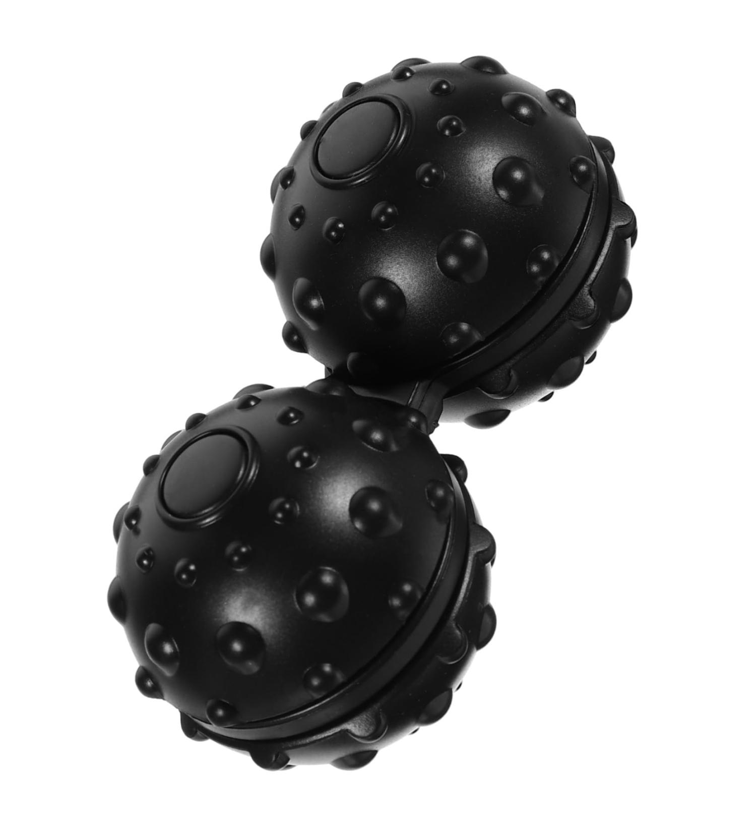 Beaupretty 2-St Body Massage Device - Rattan Double Lacrosse Ball & Yoga Balls for Muscle Relief | International Shipping - Buy Online on GoSupps.com