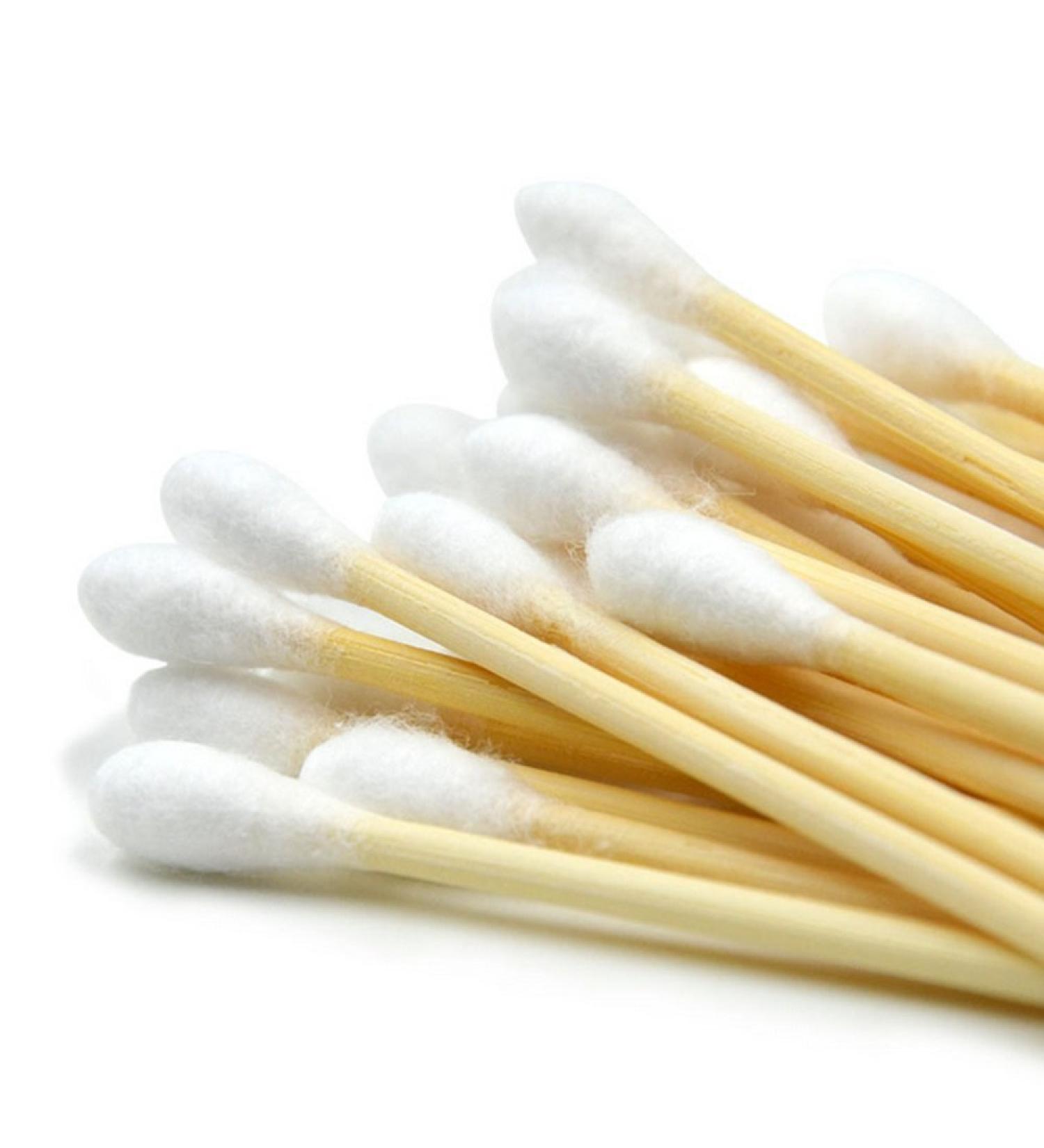 Kingzhuo Cotton Swabs - 10.2 cm Wooden Sticks for Medical Wound Care & Skin Cleaning | 1000 Pieces | Ideal for Home Office & School - Buy Online on GoSupps.com