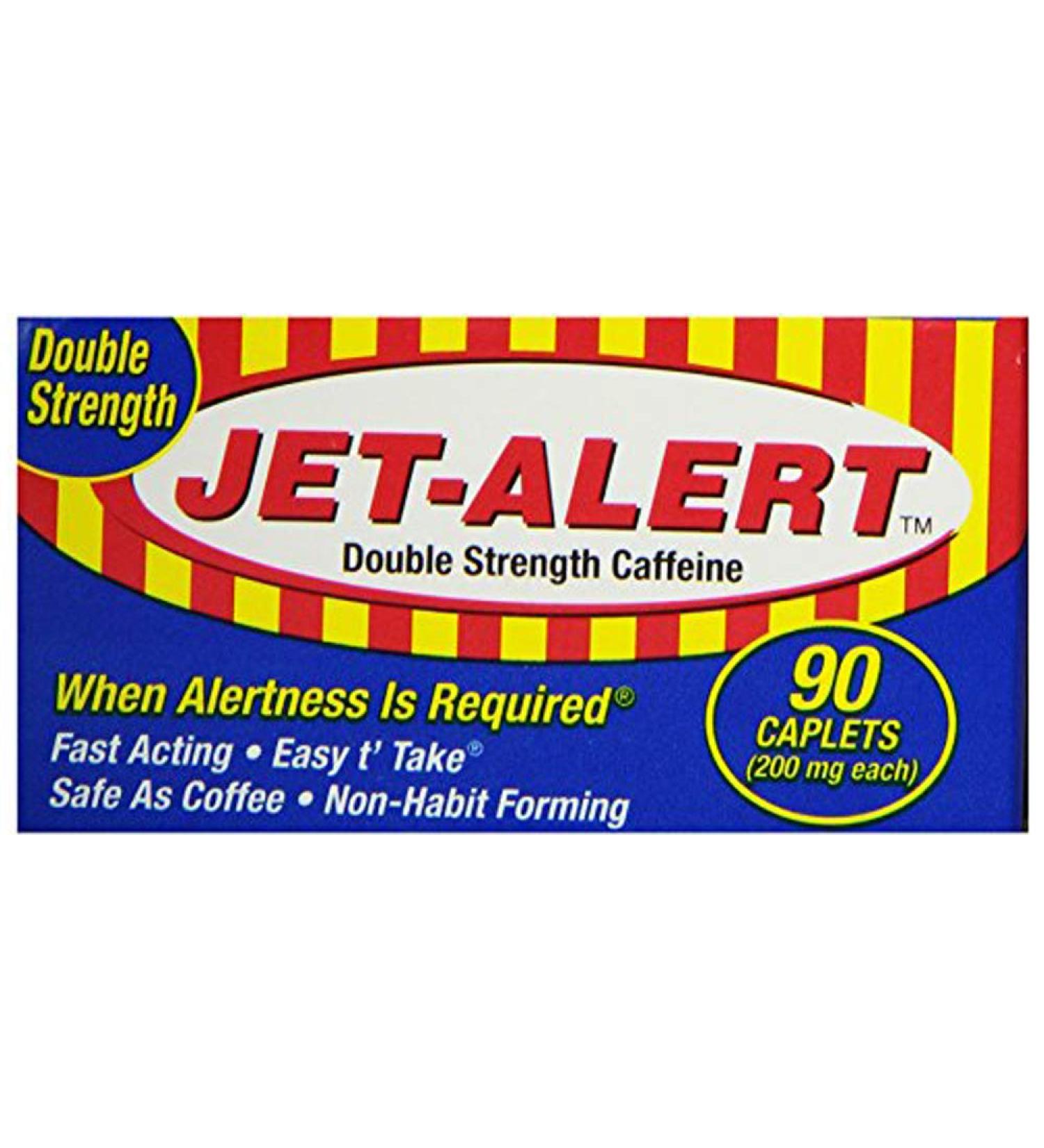 Bell Pharmaceuticals: Double Strength Caffeine 200 Mg Caplets Jet-Alert 90 Ct - Buy Packs and SAVE (Pack of 5) 90 Count (Pack of 5)