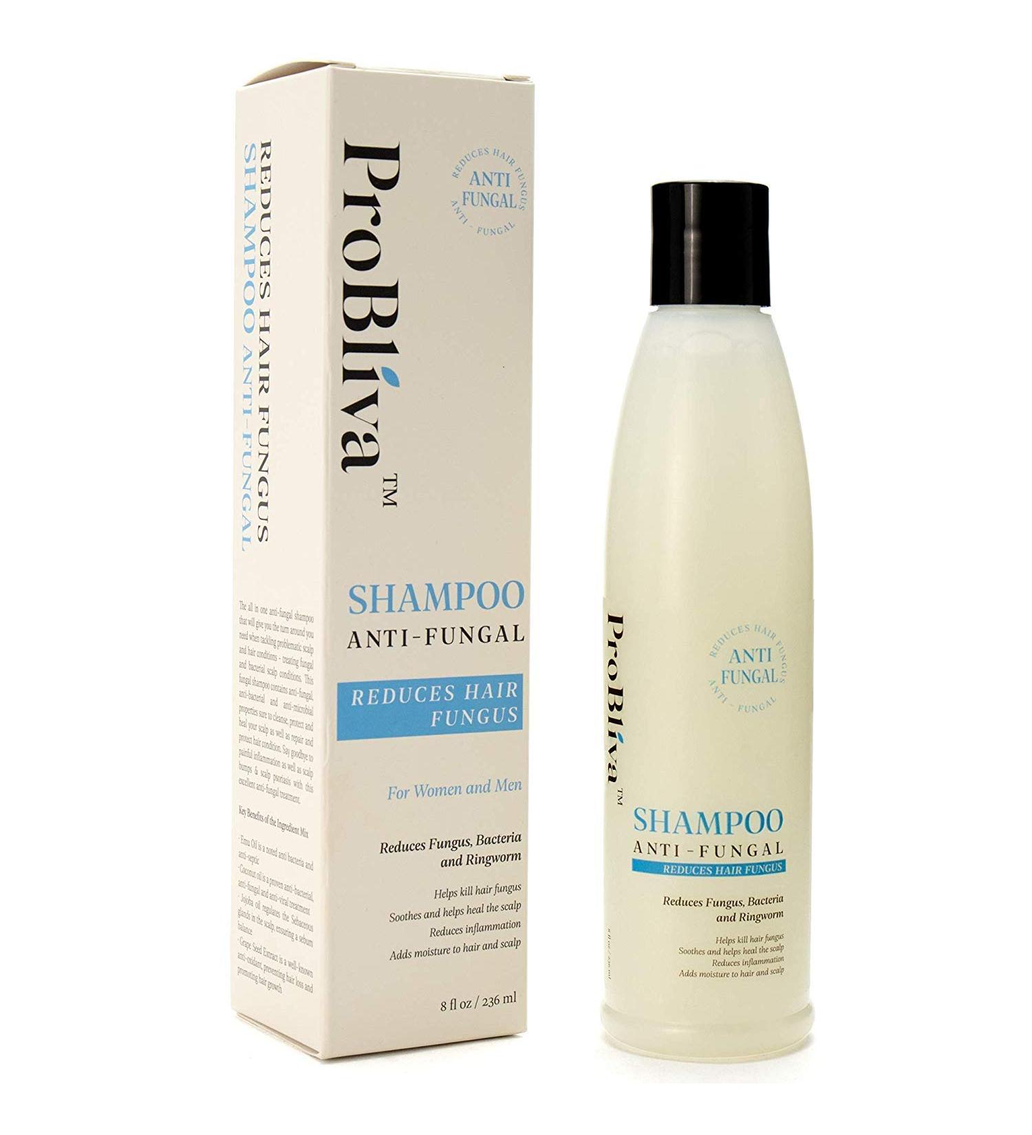 ProBliva Fungus & Psoriasis Shampoo for Itchy Scalp - Men and Women - With Coconut Oil, Jojoba Oil, and Emu Oil - Buy Online on GoSupps.com