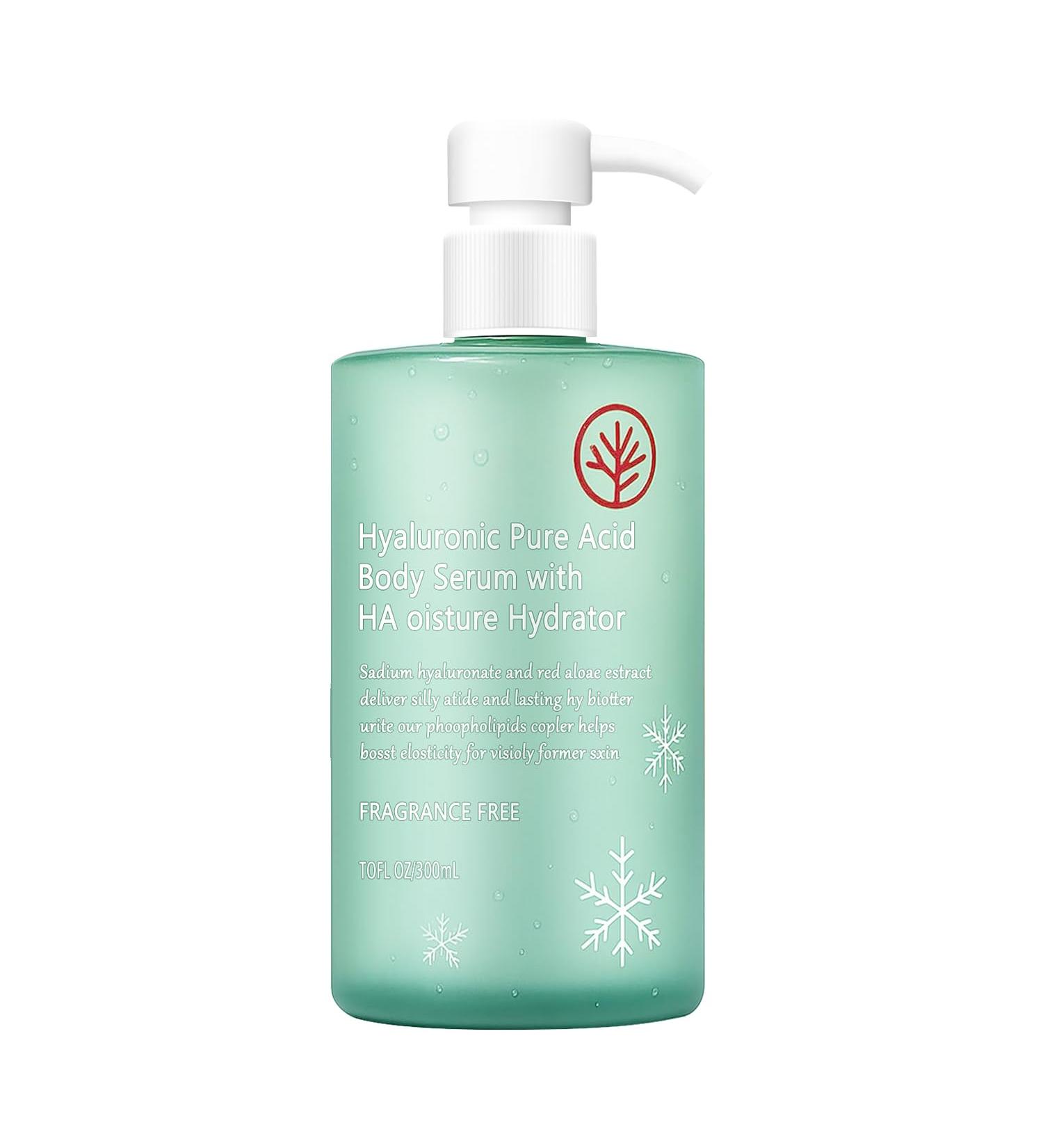 HA Hyaluronic Acid Body Serumr Acido Hialuronico Body Serum Lightweight Fast-Absorbing Body Care for Deep Hydration & Silky Smooth Non-Greasy Skin - Buy Online on GoSupps.com