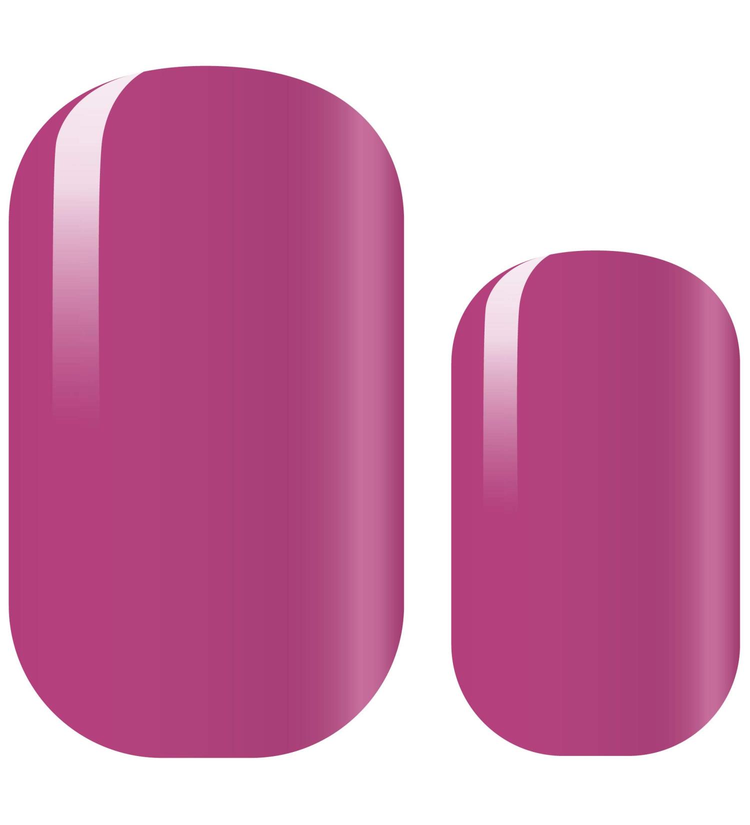 Avoa Beauty Nail Film - English Rose & Fuchsia | Long-Lasting Self-Adhesive Nail Wraps (16 Pack) - Buy Online on GoSupps.com