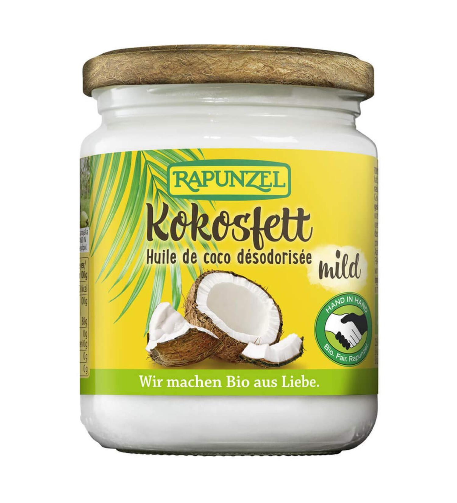 Rapunzel - Coconut oil mild HIH - 200 g - pack of 6