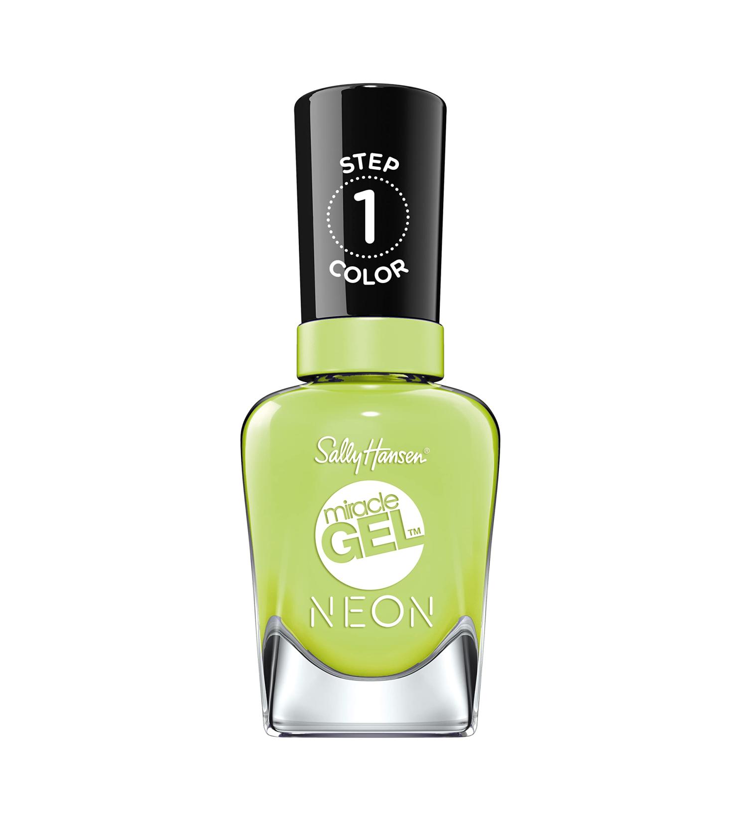 SALLY HANSEN MIRACLE GEL 14.7ML NAIL POLISH ELECTRI-LIME 052 - Buy Online on GoSupps.com