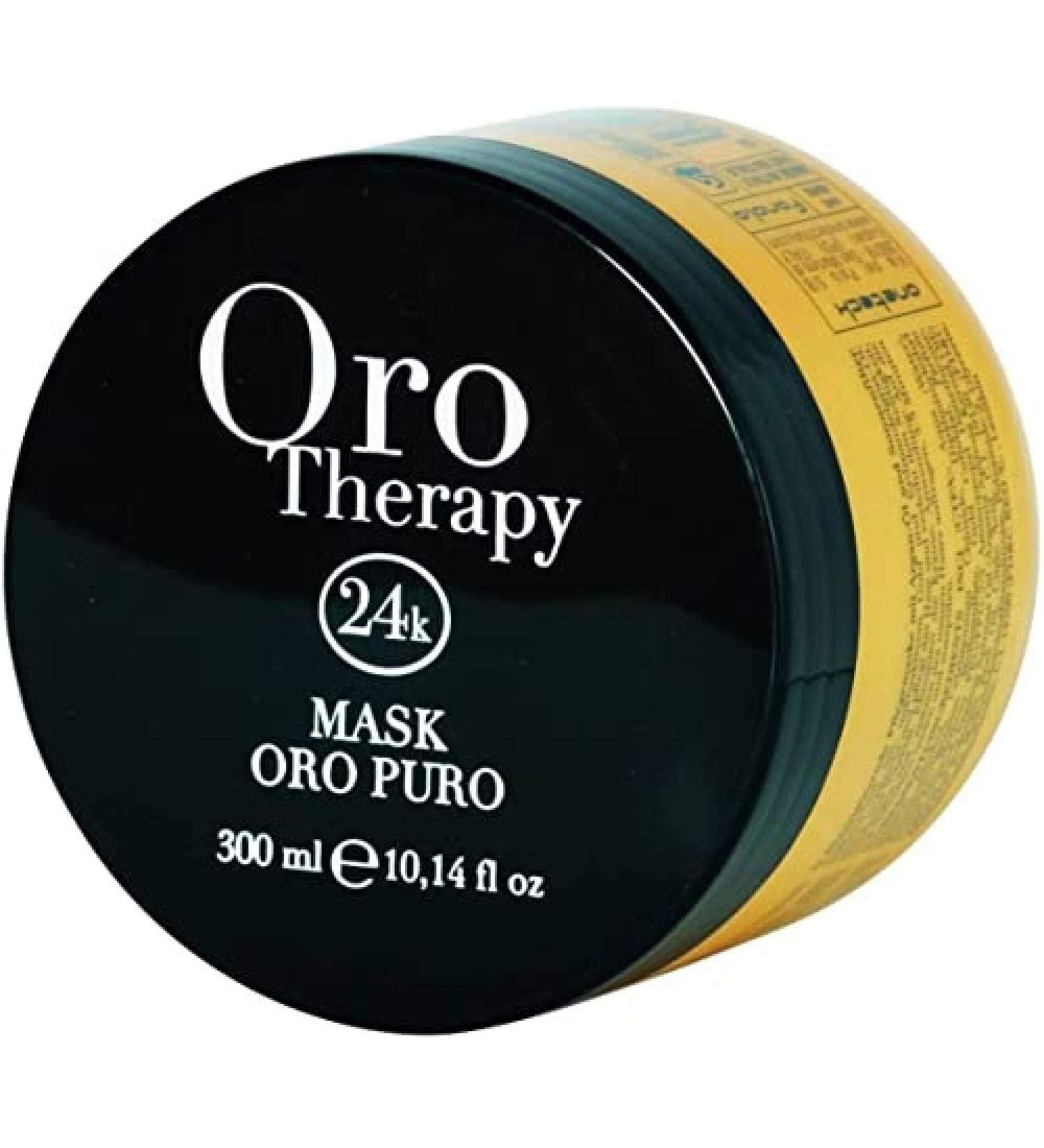 Fanola MASK ORO PURO 300ml - Hydrating Hair Mask for Intense Repair & Shine - Buy Online on GoSupps.com