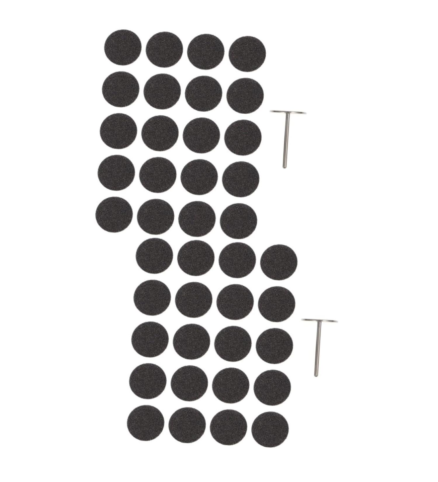 Healvian 2 Sets Nail Polishing Sheets Manicure Electric Tools Sanding Discs Professional Nail Files Power Tool Nail Tools Nail Accessories Pedicure Tools Painted Stainless Steel Grinder - Buy Online on GoSupps.com