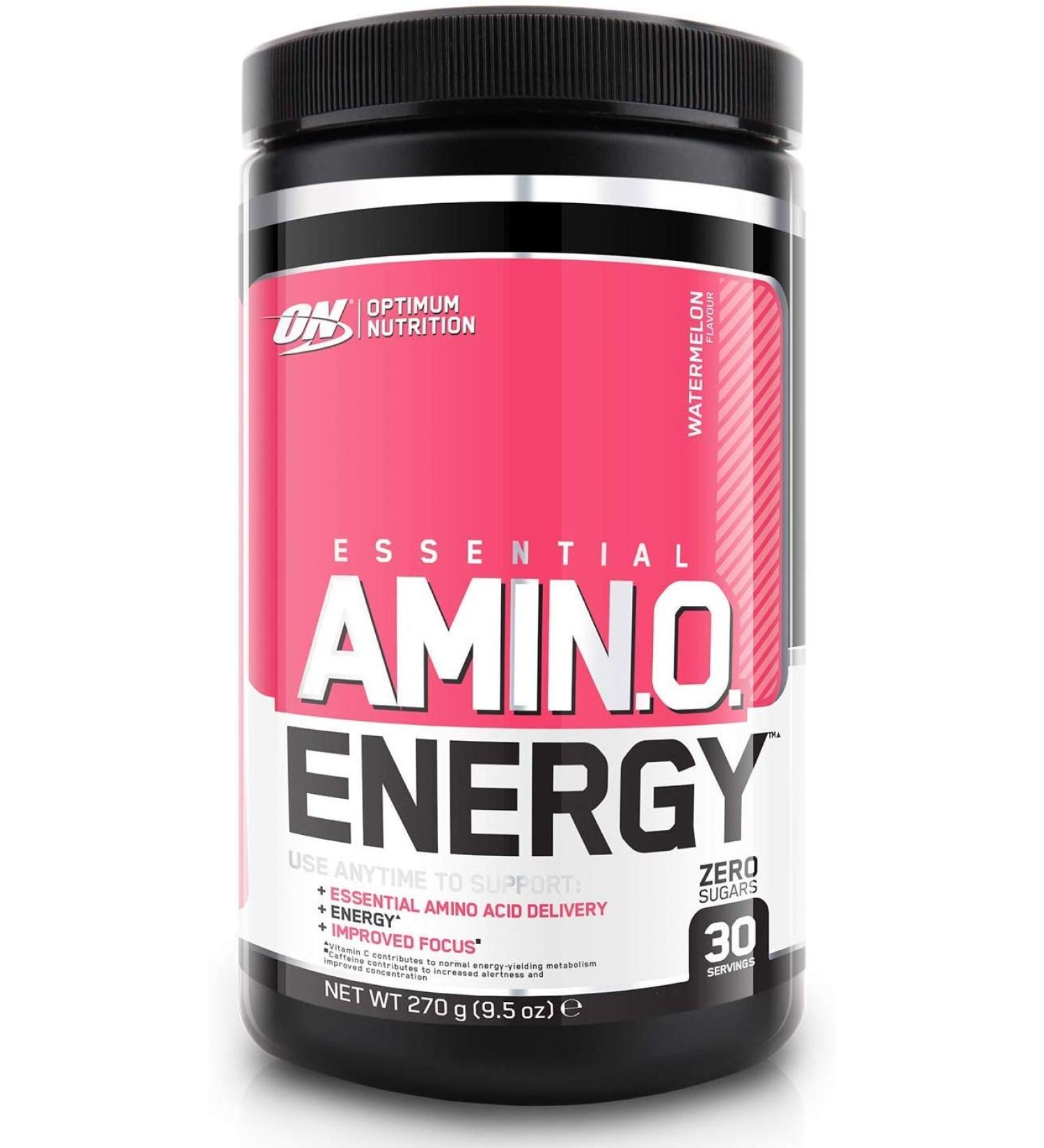 Optimum Nutrition Amino Energy - Watermelon Flavor 270g | Fast International Shipping - Buy Online on GoSupps.com