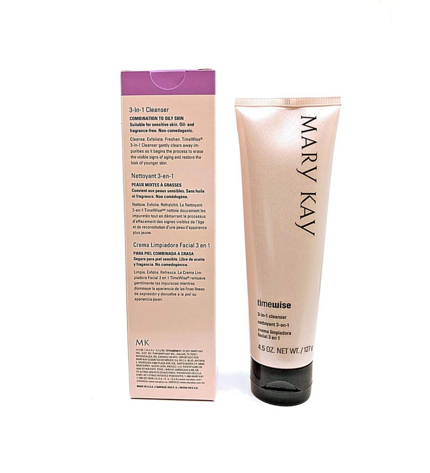 Mary Kay TimeWise Miracle Set 3-In-1 Cleanser 4.5 Net. Wt / 127 g Combination Oily Skin