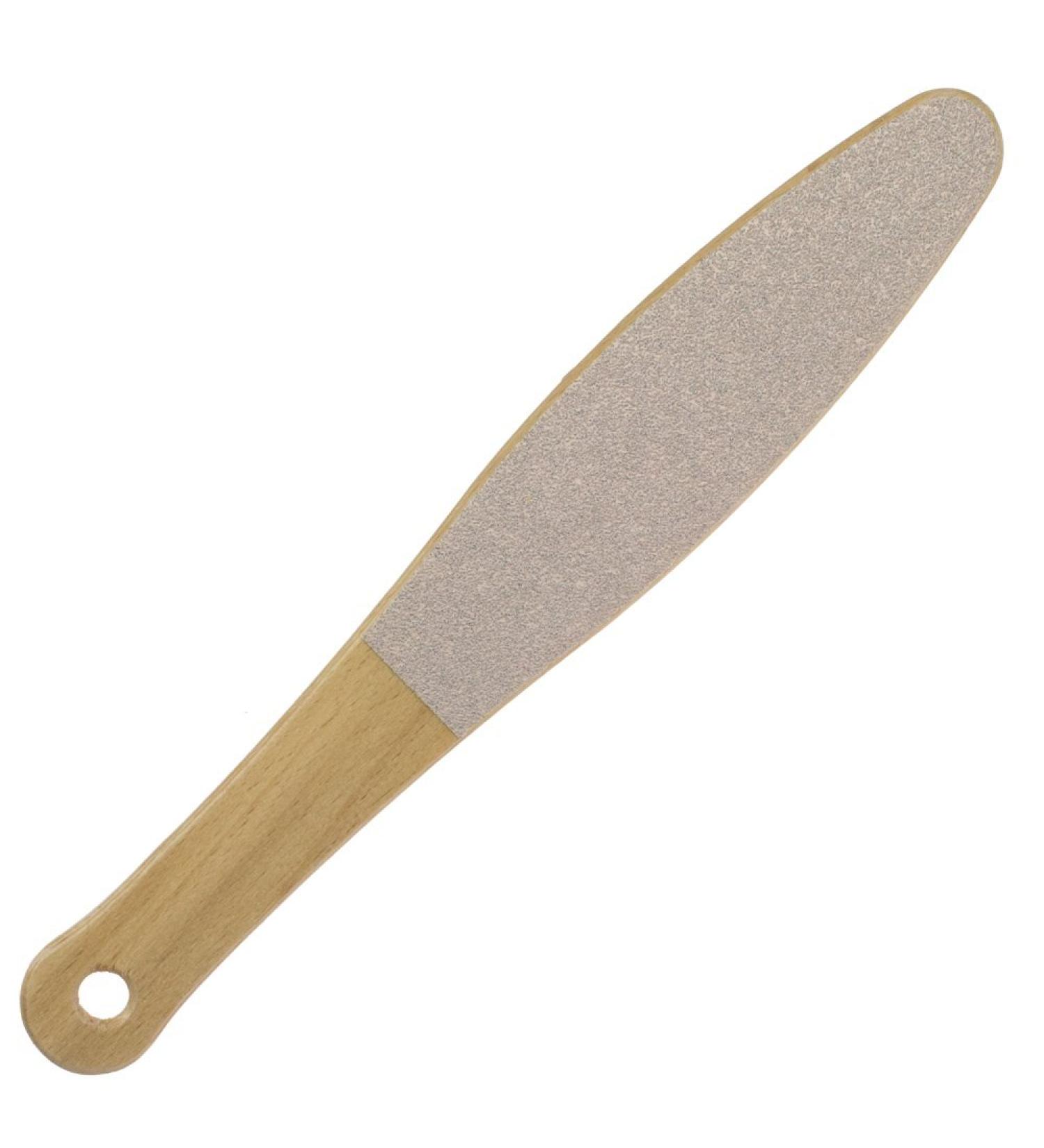 May callus planer for the feet made of water-resistant real wood