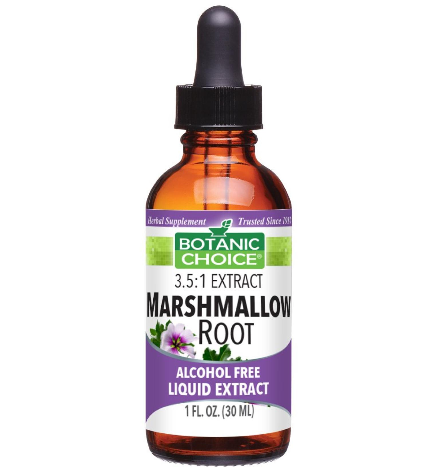 Botanic Choice Alcohol Free Liquid Extract, Marshmallow Root, 1 Fluid Ounce