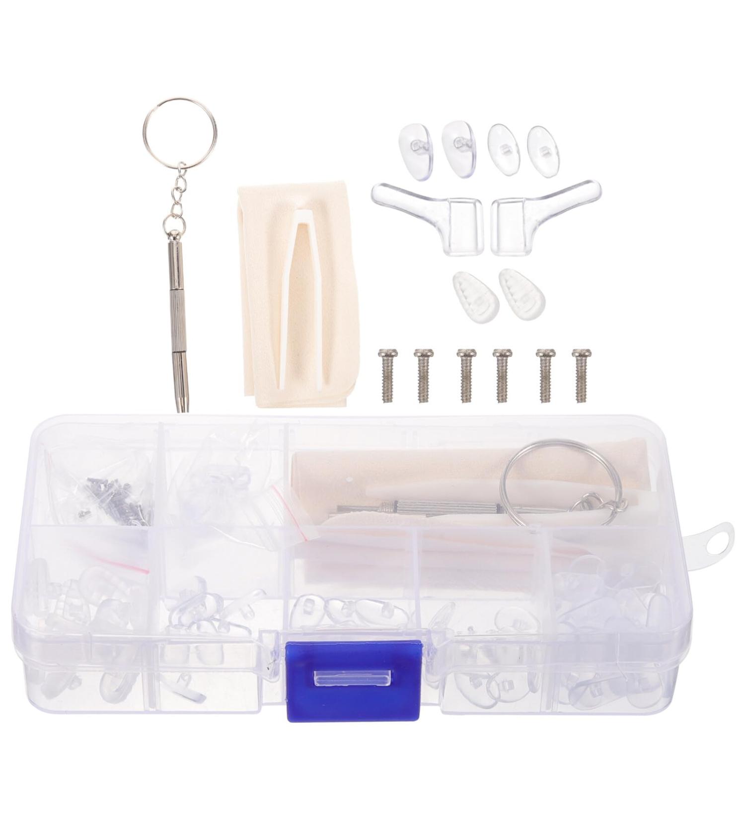 Lurrose Glasses Repair Set - Slide-Resistant Silicone Screwdriver & Ear Handles for Sunglasses & Reading Glasses | International Shipping Available - Buy Online on GoSupps.com