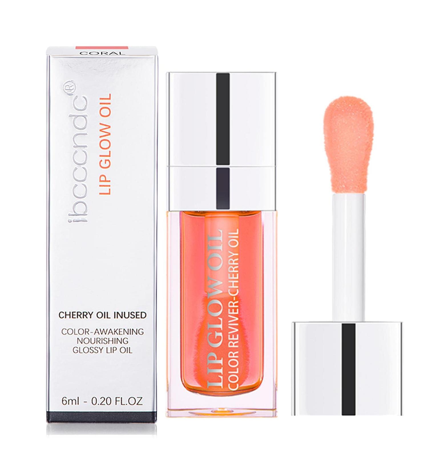 Plumping Lip Lightening Oil Crystal Jelly Lip Care Moisturizing Lip Gloss Lip Tint for Moisturizing Glossy Lips - Buy Online on GoSupps.com