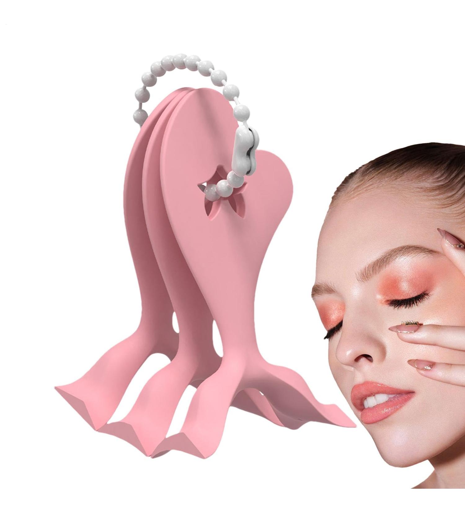 Winged Eyeliner Stencil Eyeliner Stencil Tool 3 Piece Eyeshadow Applicator Template for Beginners Eyeliner Helper for Travel Stage Performances Home Business Trips Dates Pink - Buy Online on GoSupps.com