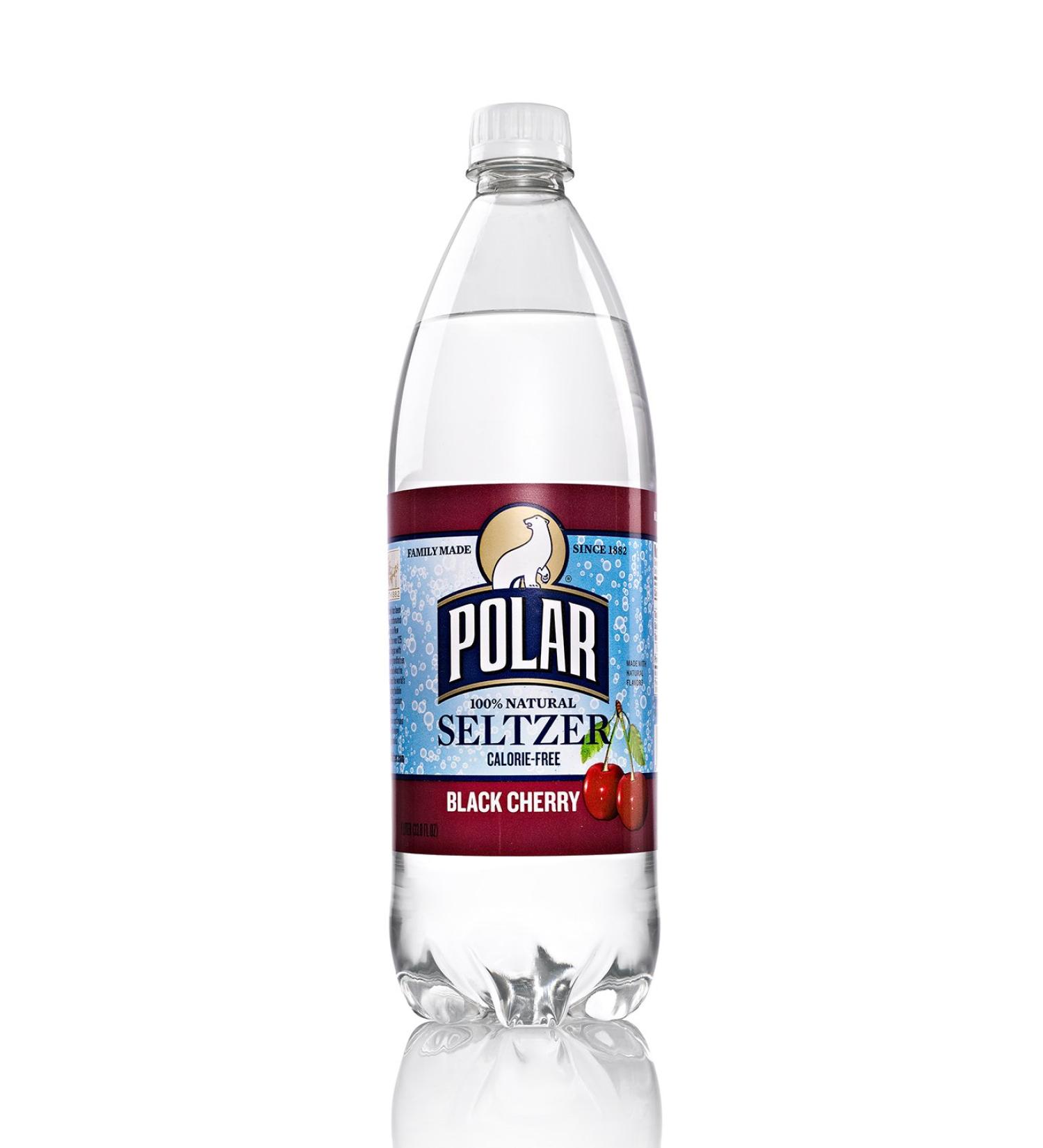 Polar 100% Natural Seltzer - 12 x 1 L - Black Cherry
