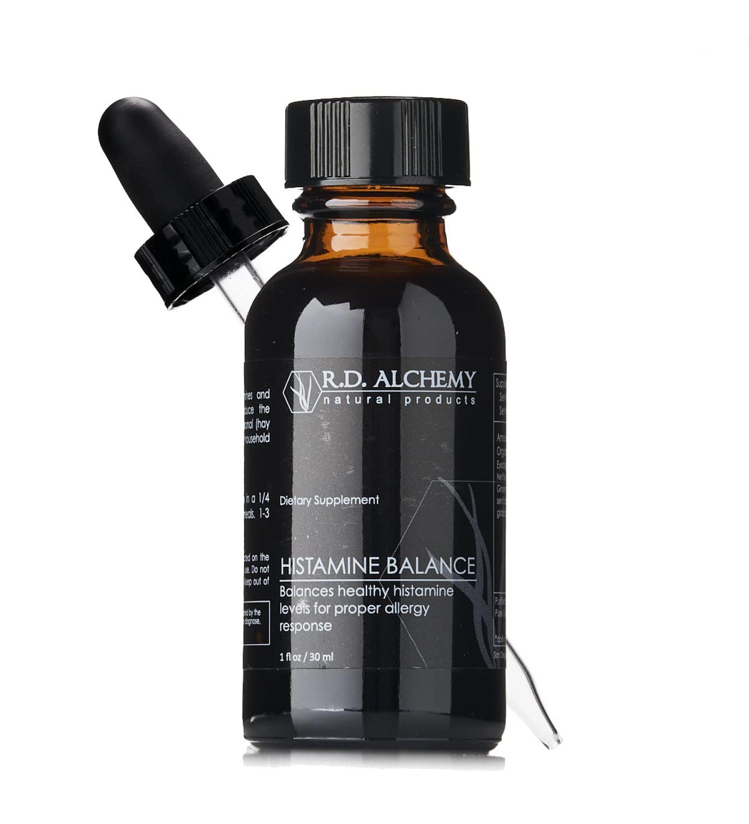 RD Alchemy - 100% Natural & Organic Histamine Balance Extract to Balance Healthy Histamine Levels for Proper Allergy Response - Eye Irritation Runny Nose Coughing or Congestion