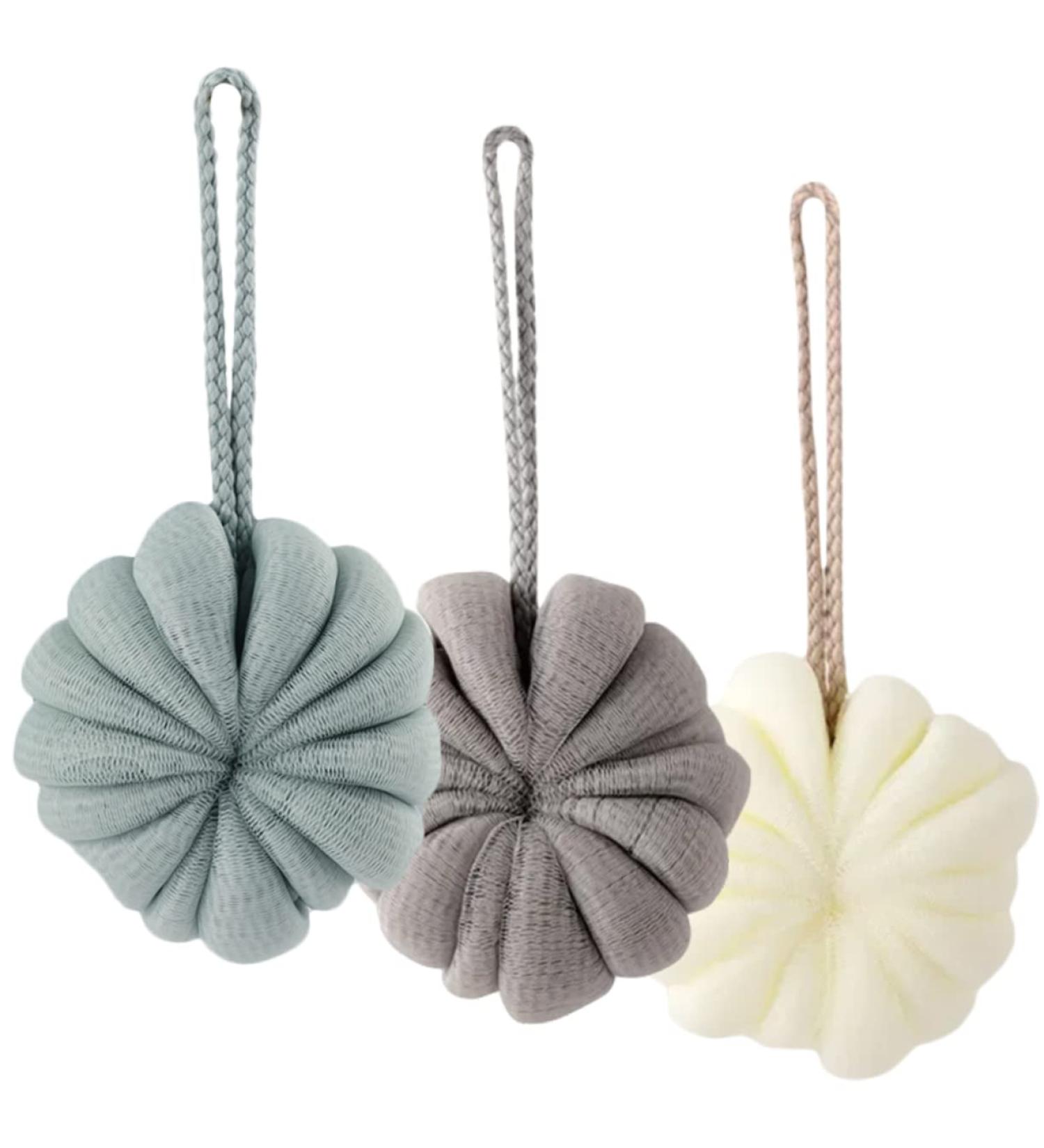 Buy MAGICLULU 3pcs Bath Ball Towels | Premium Shower Sponges for Men & Women | Loofah Balls for a Luxurious Bath Experience - Buy Online on GoSupps.com