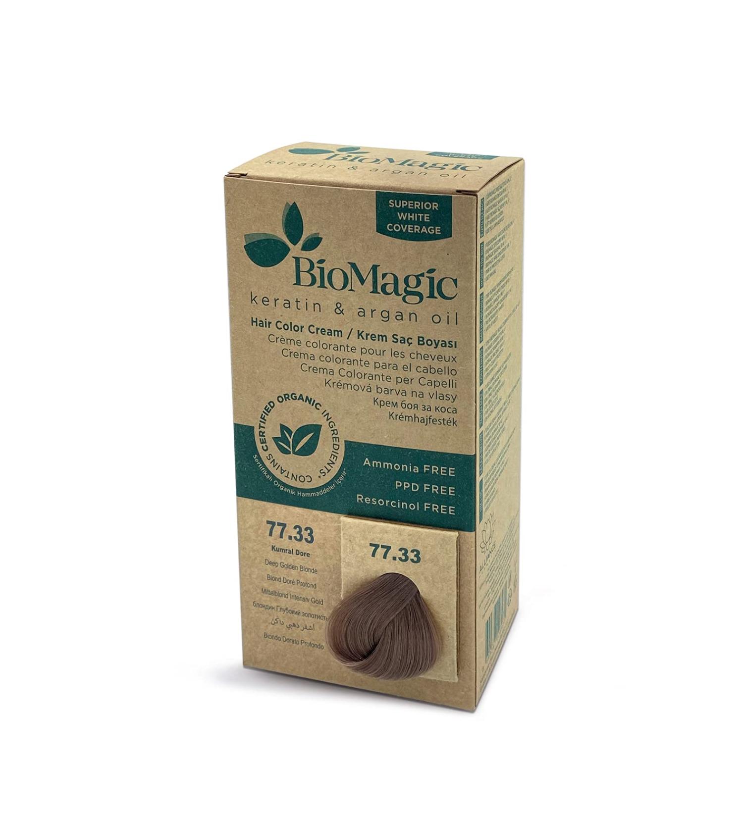 BIOMAGIC Hair colour - 77/33 deep golden blonde - Buy Online on GoSupps.com