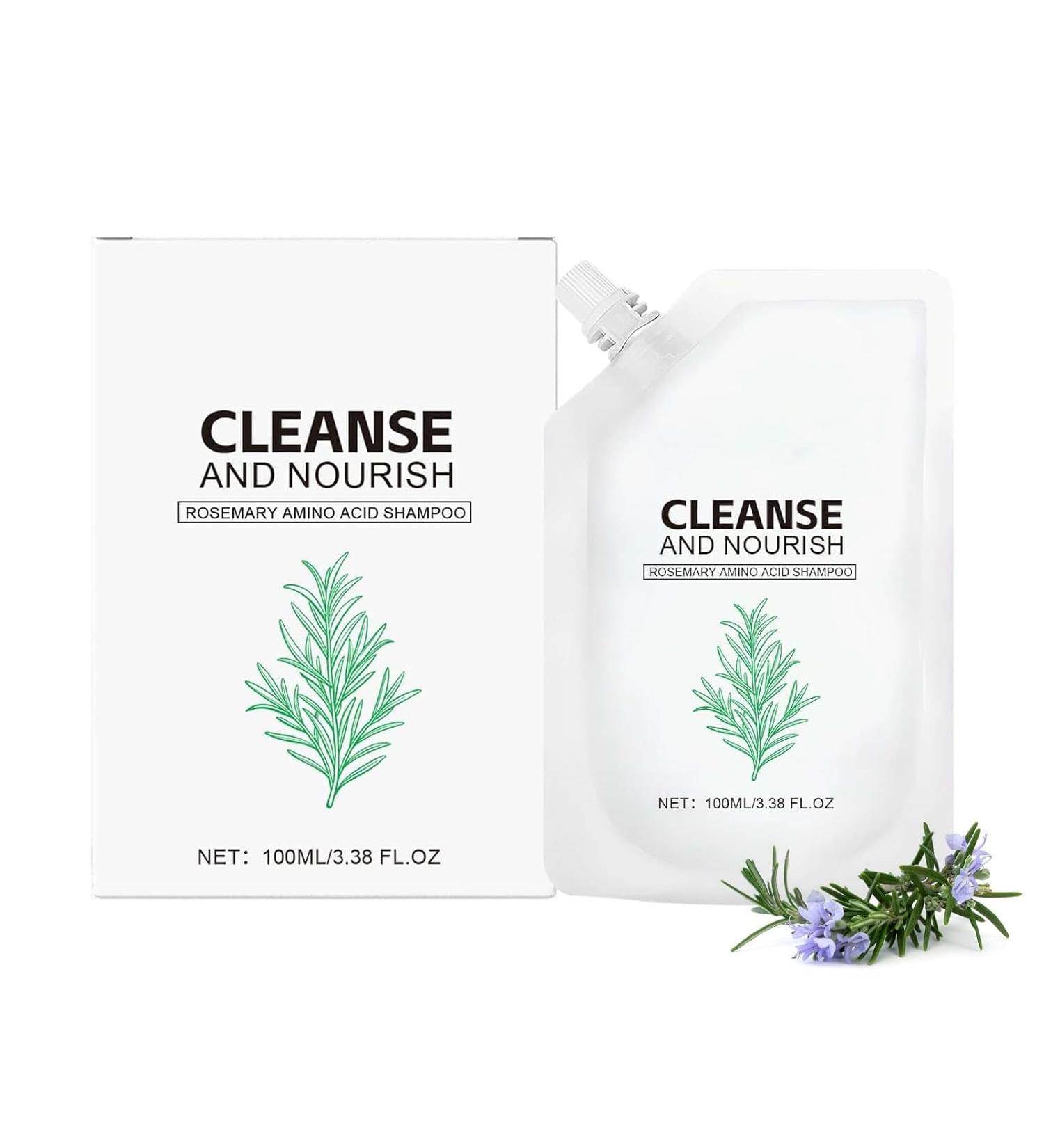 Shampoing aux acides amin s et au romarin : l ger il r gule le s bum paissit et renforce le cuir chevelu. Convient aux cheveux clairsem s. Convient aux hommes comme aux femmes 1Pcs - Buy Online on GoSupps.com