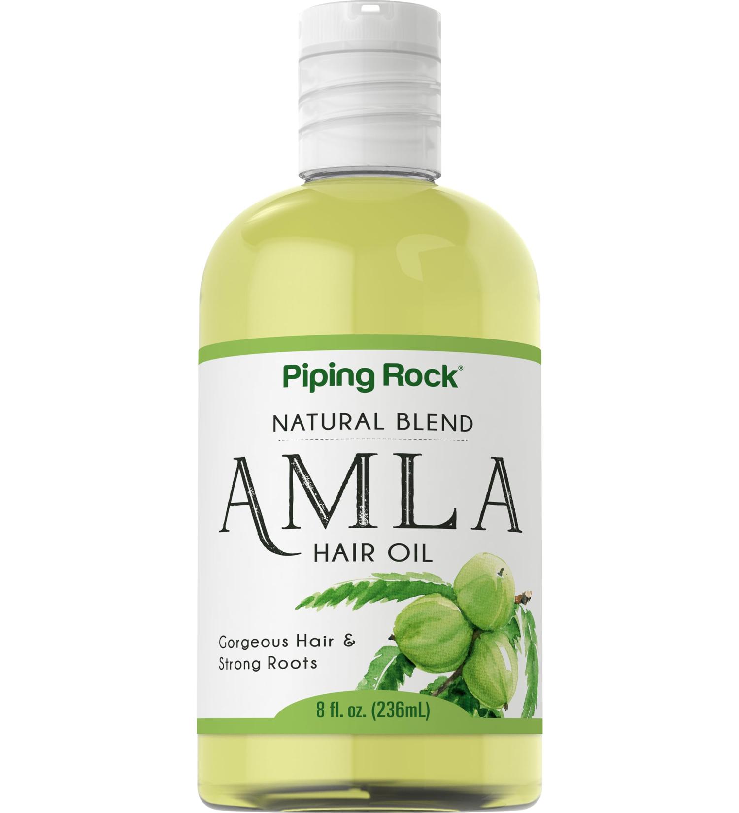Piping Rock Amla Hair Oil 8 fl oz | Vegan Hydrating & Soothing Formula | Paraben & Sulfate Free - Shop Now - Buy Online on GoSupps.com