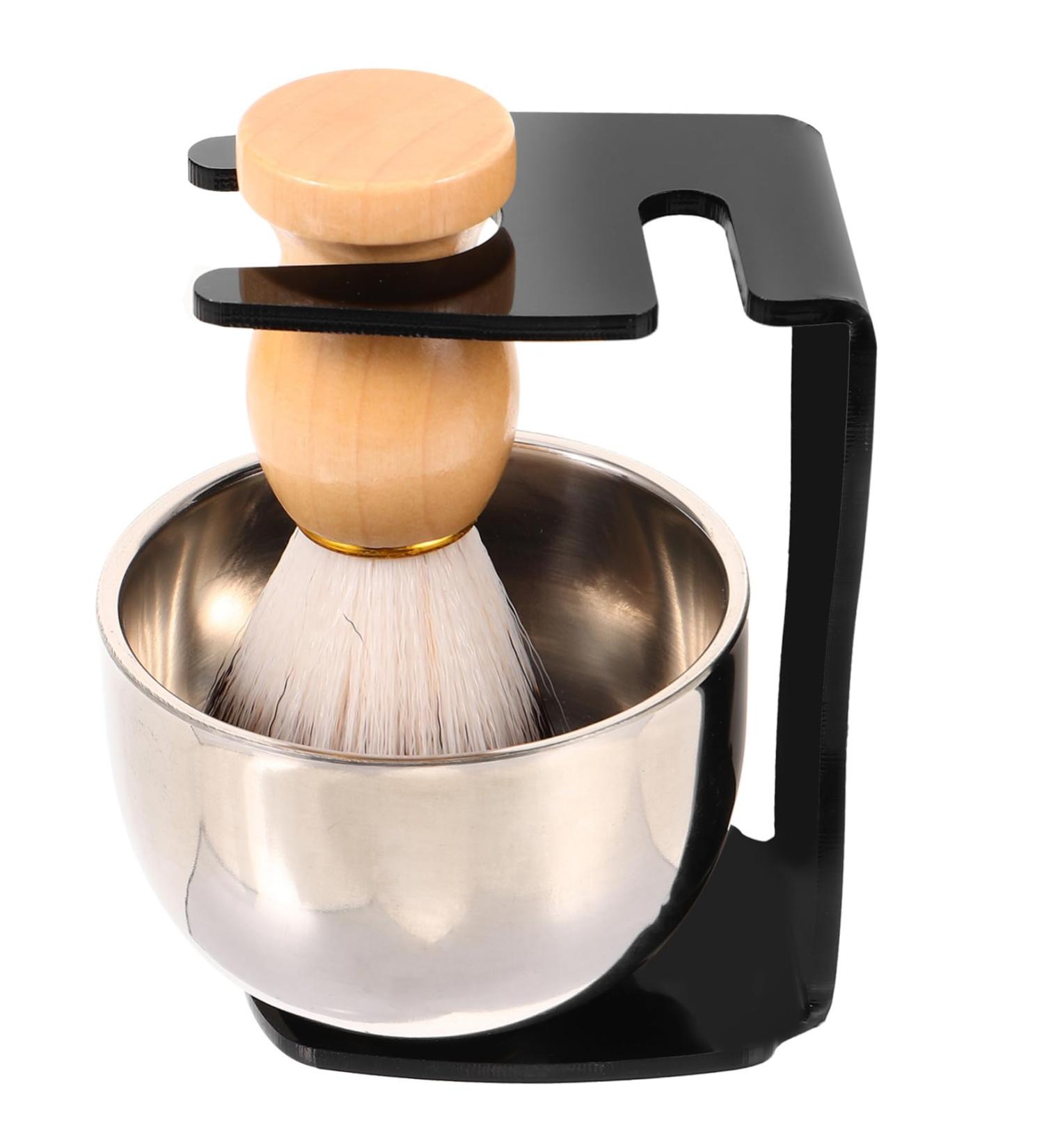 Shop Minkissy Men's Shaving Brush Set - Premium Razor & Foaming Facial Cleanser for Grooming | International Shipping Available - Buy Online on GoSupps.com