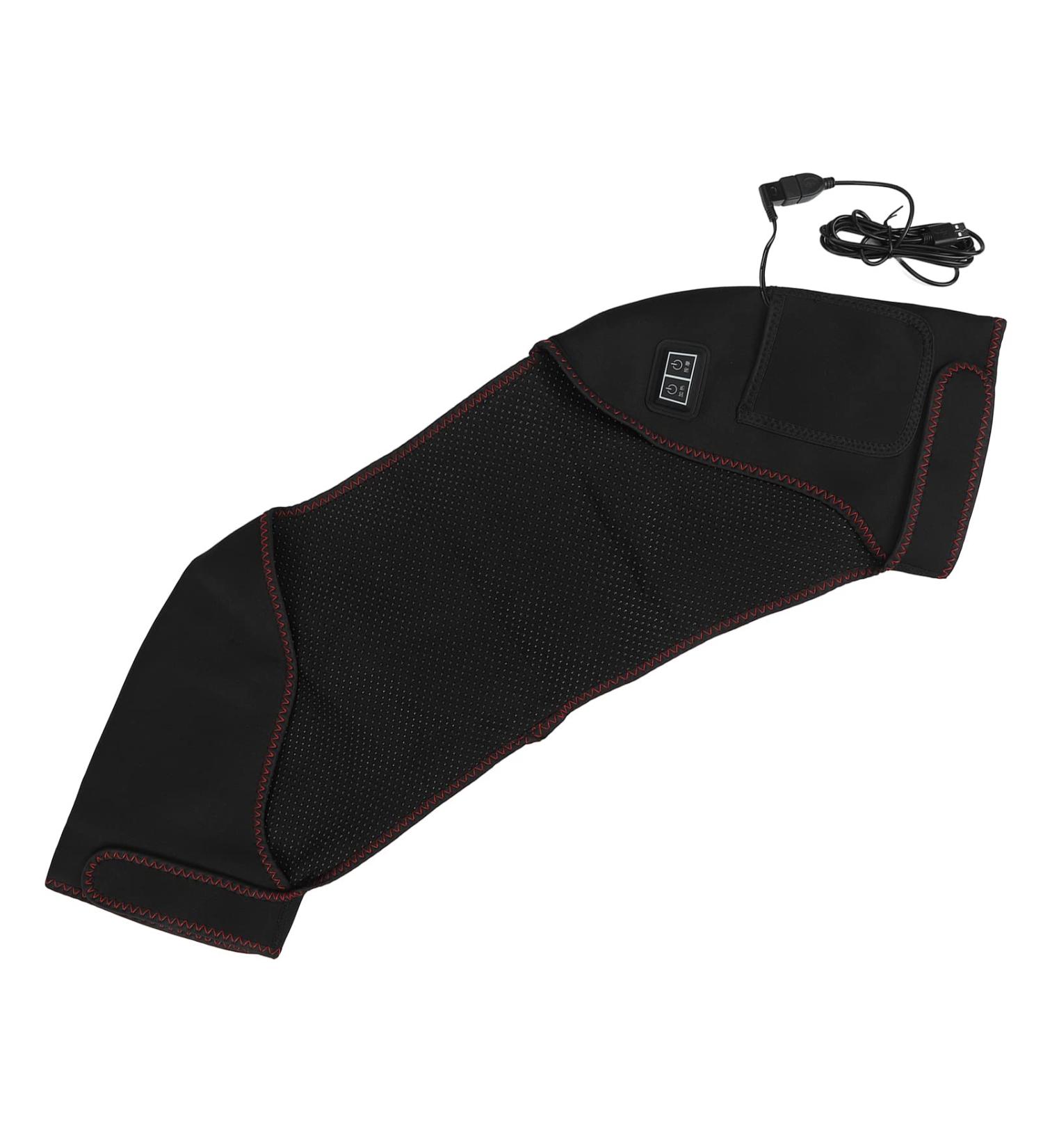 Premium Heated Shoulder Bandage - Adjustable Heat Settings for Pain Relief | Shop Now - Buy Online on GoSupps.com