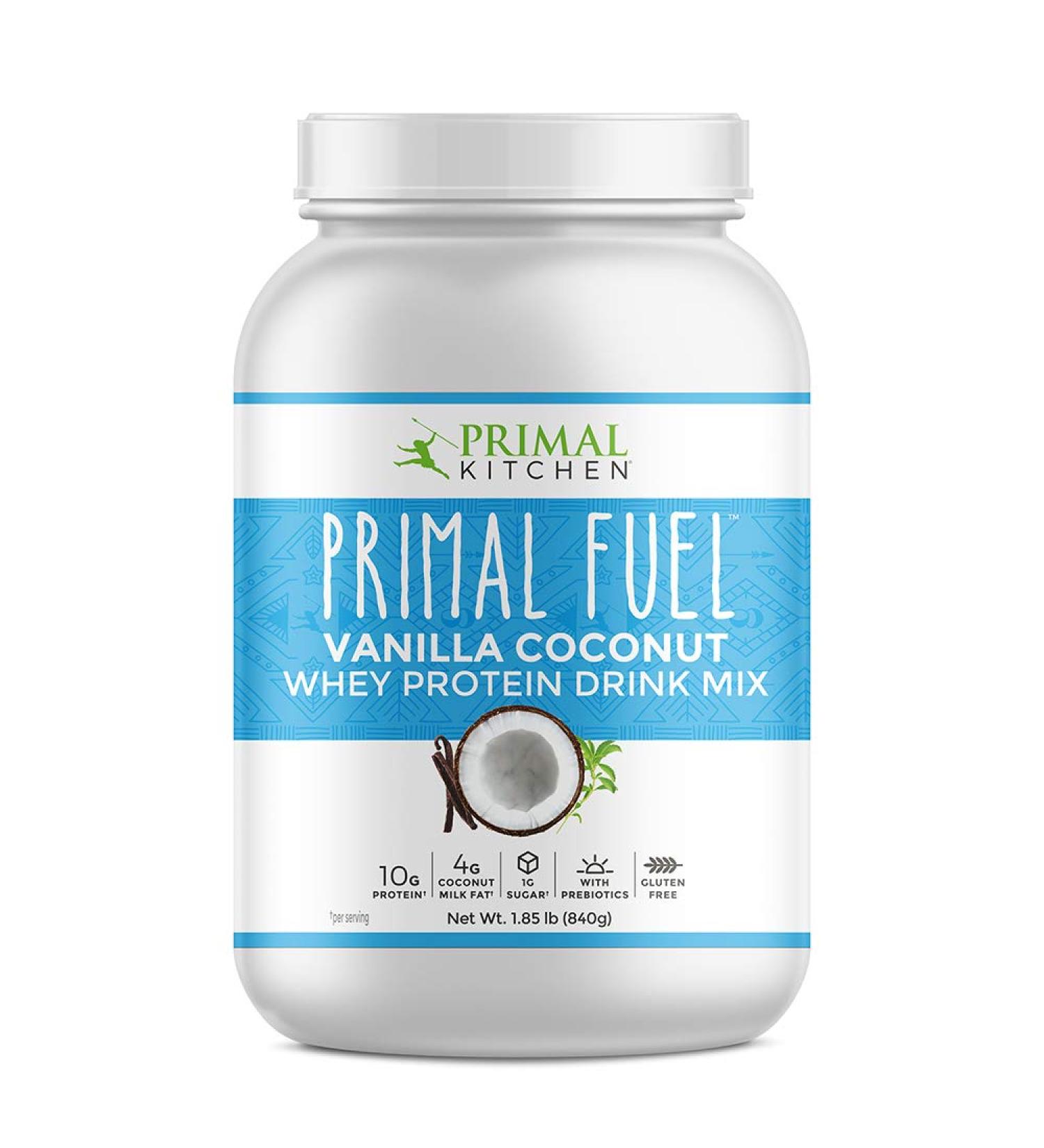Primal Kitchen Primal Fuel Whey Protein Powder - Vanilla Coconut | 42 Servings | High-Quality Protein - Buy Online on GoSupps.com