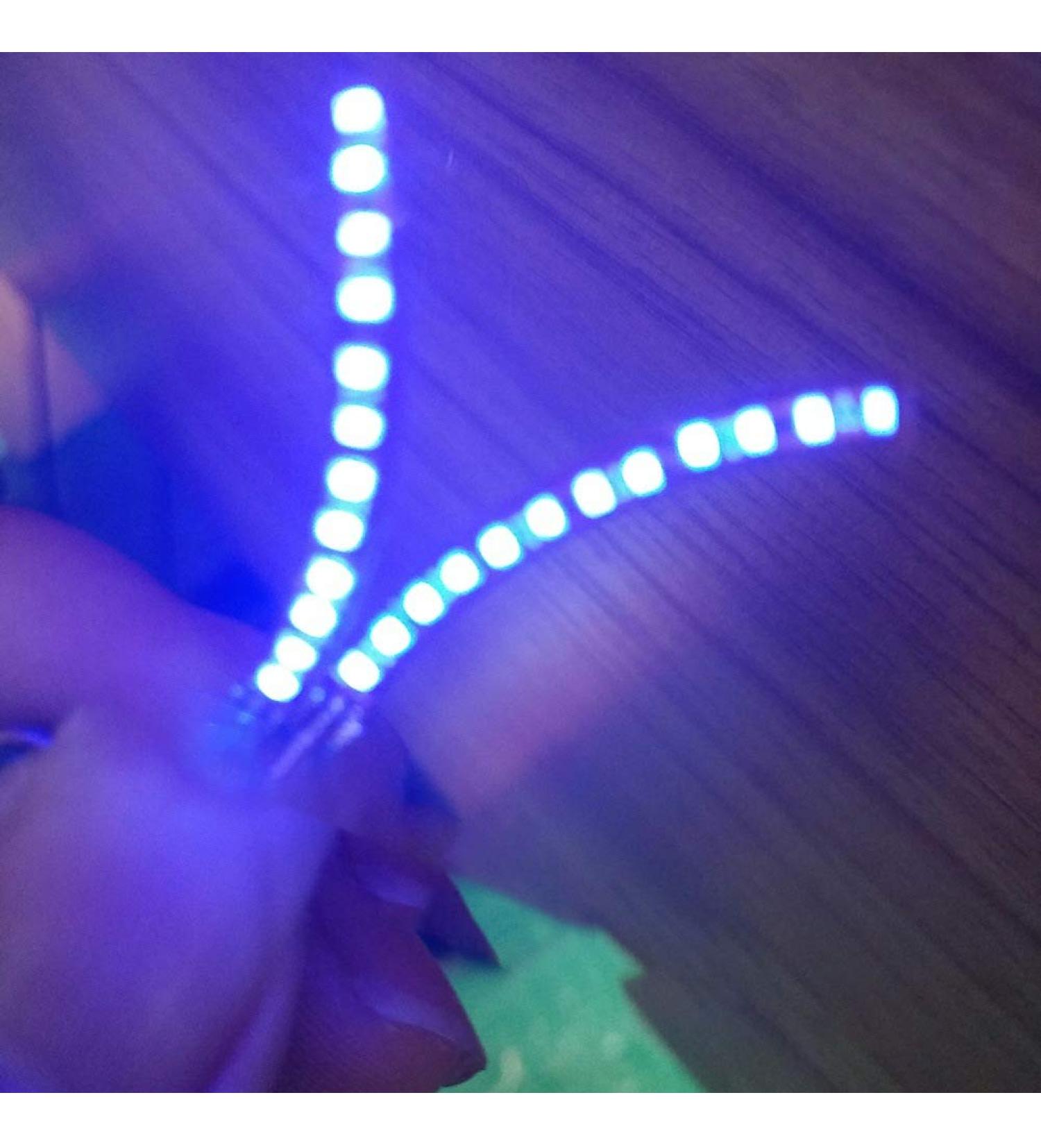 Colorfullavie LED Light False Eyelashes - Waterproof Unisex Luminous Makeup for Parties Bars & Halloween - Buy Online on GoSupps.com