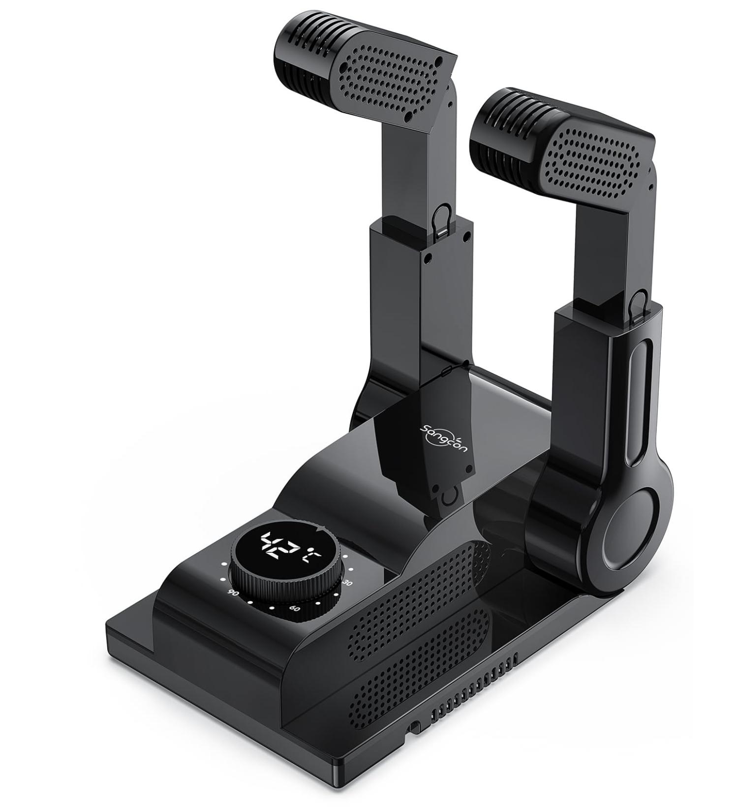 Sangcon Boot Dryer for Work Boots - Adjustable Drying Rack with Smart Timer - Keep Your Boots Dry and Comfortable - Black - Buy Online on GoSupps.com