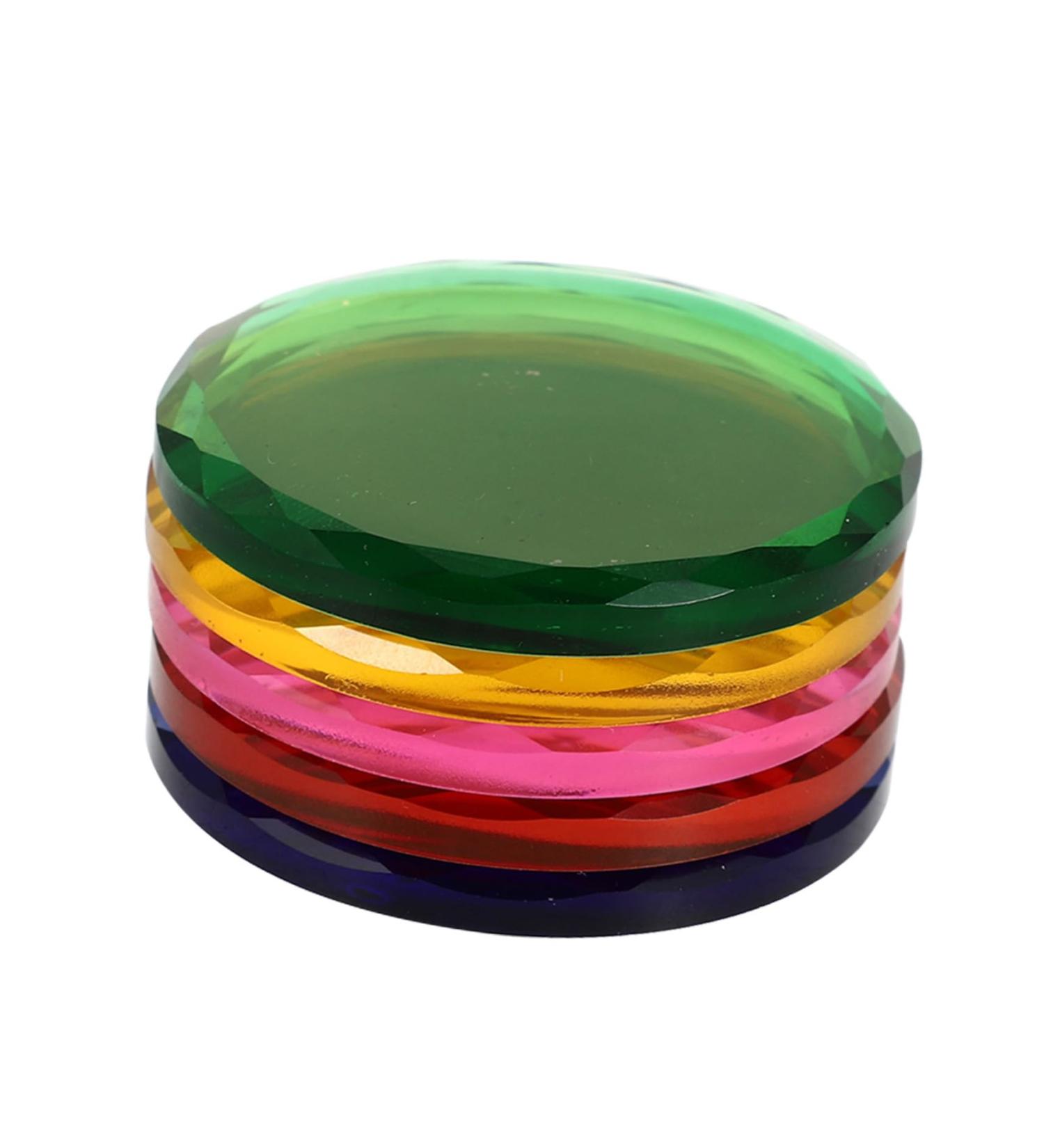 15 Pcs Grafting Eyelash Spacer & Glue Tray - Creative Glass Holder for Eyelash Extensions - 4.4x4.4cm - Buy Online on GoSupps.com