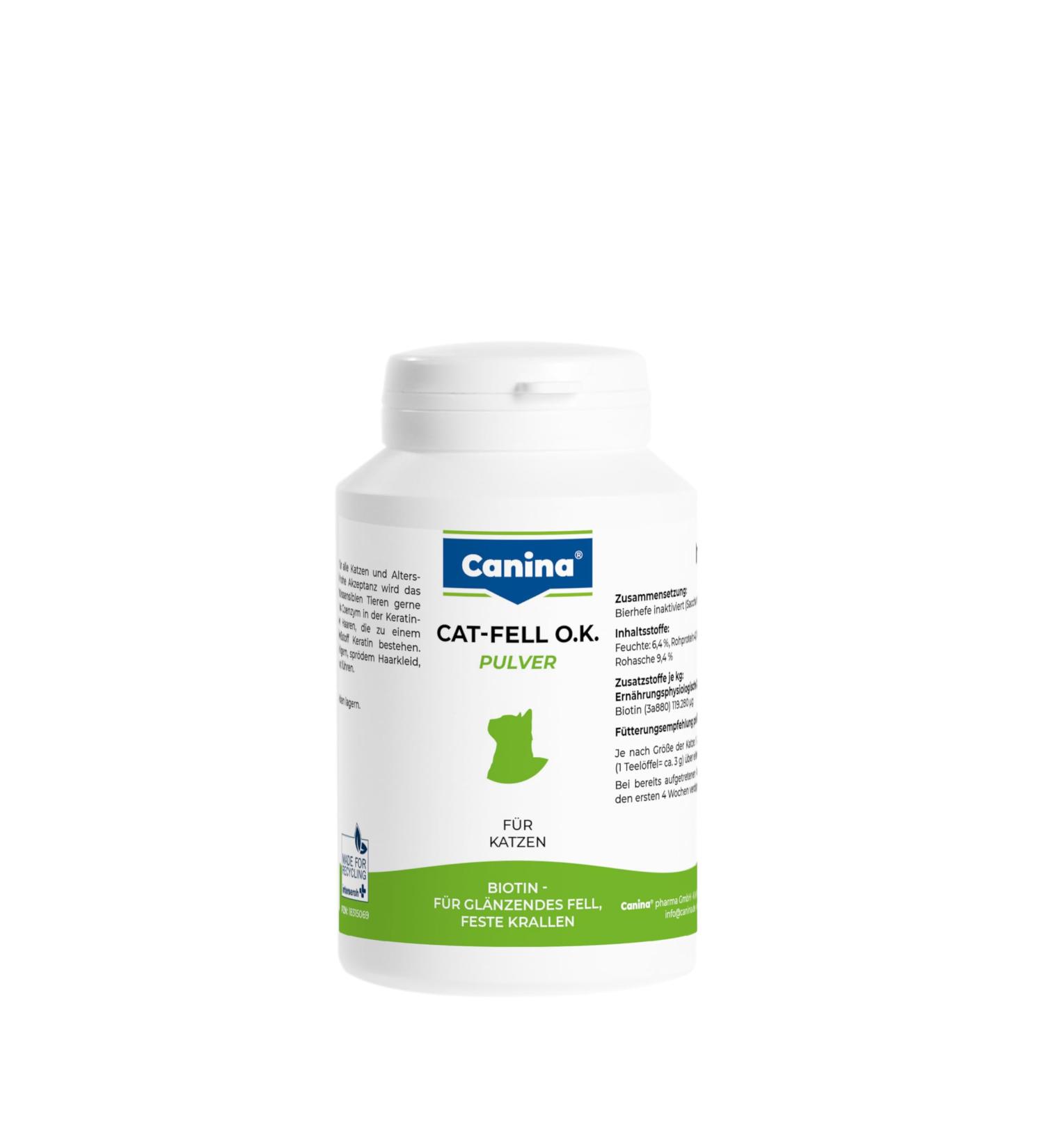 Canina Pharma CAT Fell OK Powder 100 g Mix M