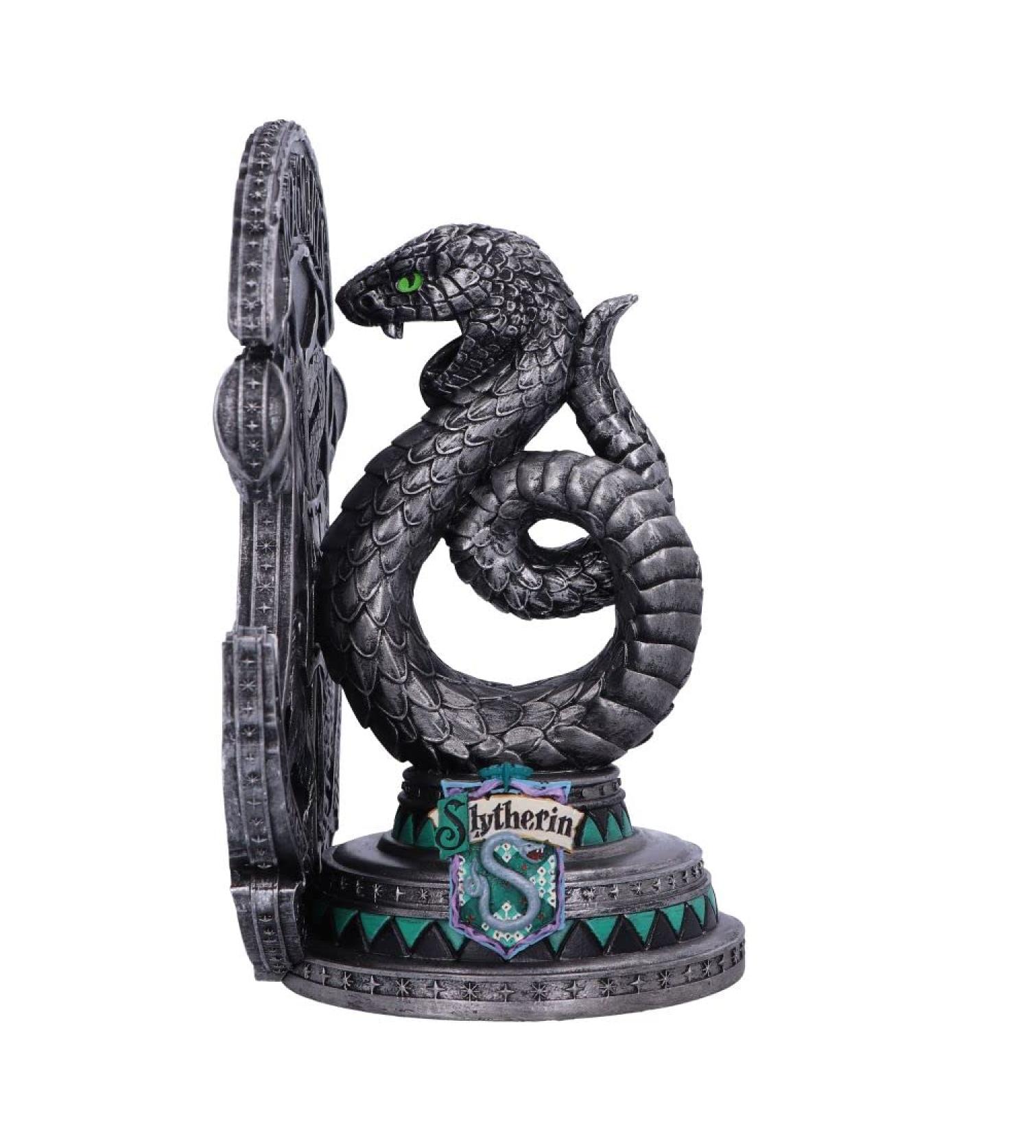 Buy Nemesis Now Harry Potter Slytherin Bookend | Officially Licensed 20 cm Resin Silver | Perfect Christmas Tree Ornament - Buy Online on GoSupps.com
