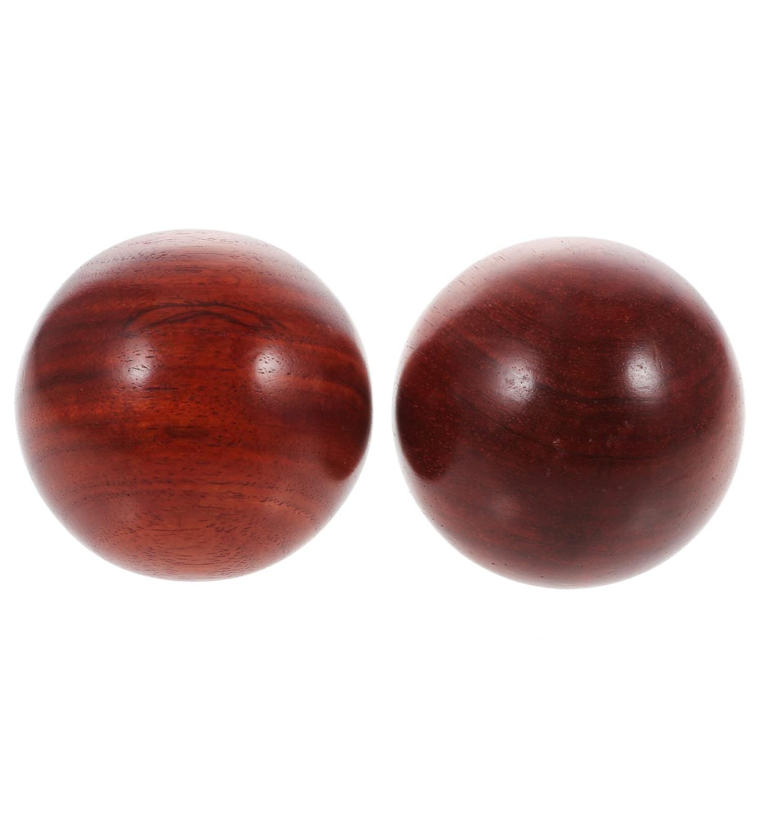 Magiclulu Hand Fitness Balls Set | Large Wooden Beads & Cone Balls for Hand Exercise & Massage | Traditional Chinese Medicine Baoding Massage Balls - Buy Online on GoSupps.com