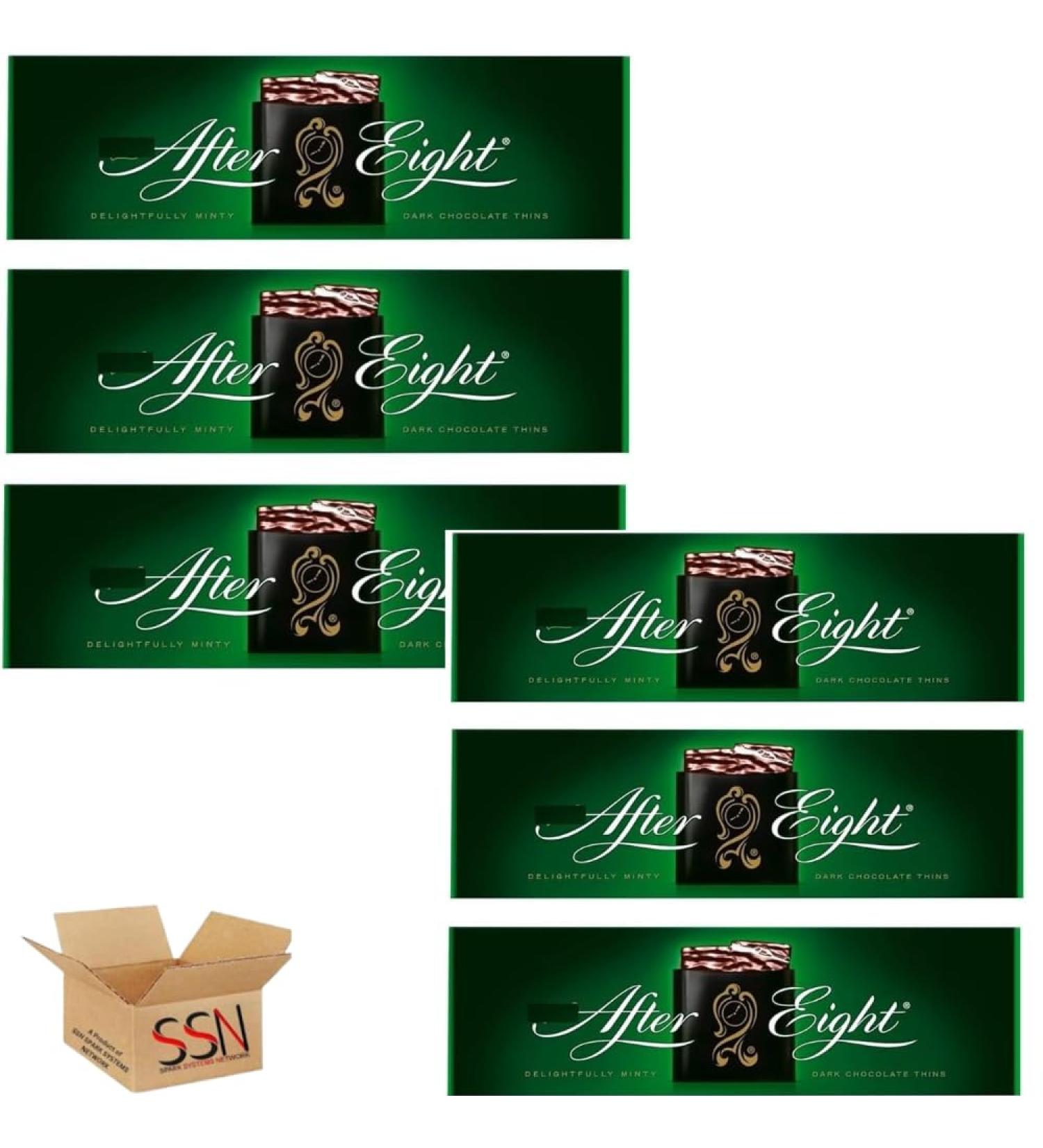 SSN Spark Systems Network After Eight Dark Mint Chocolate Box 300g (pack of 6)