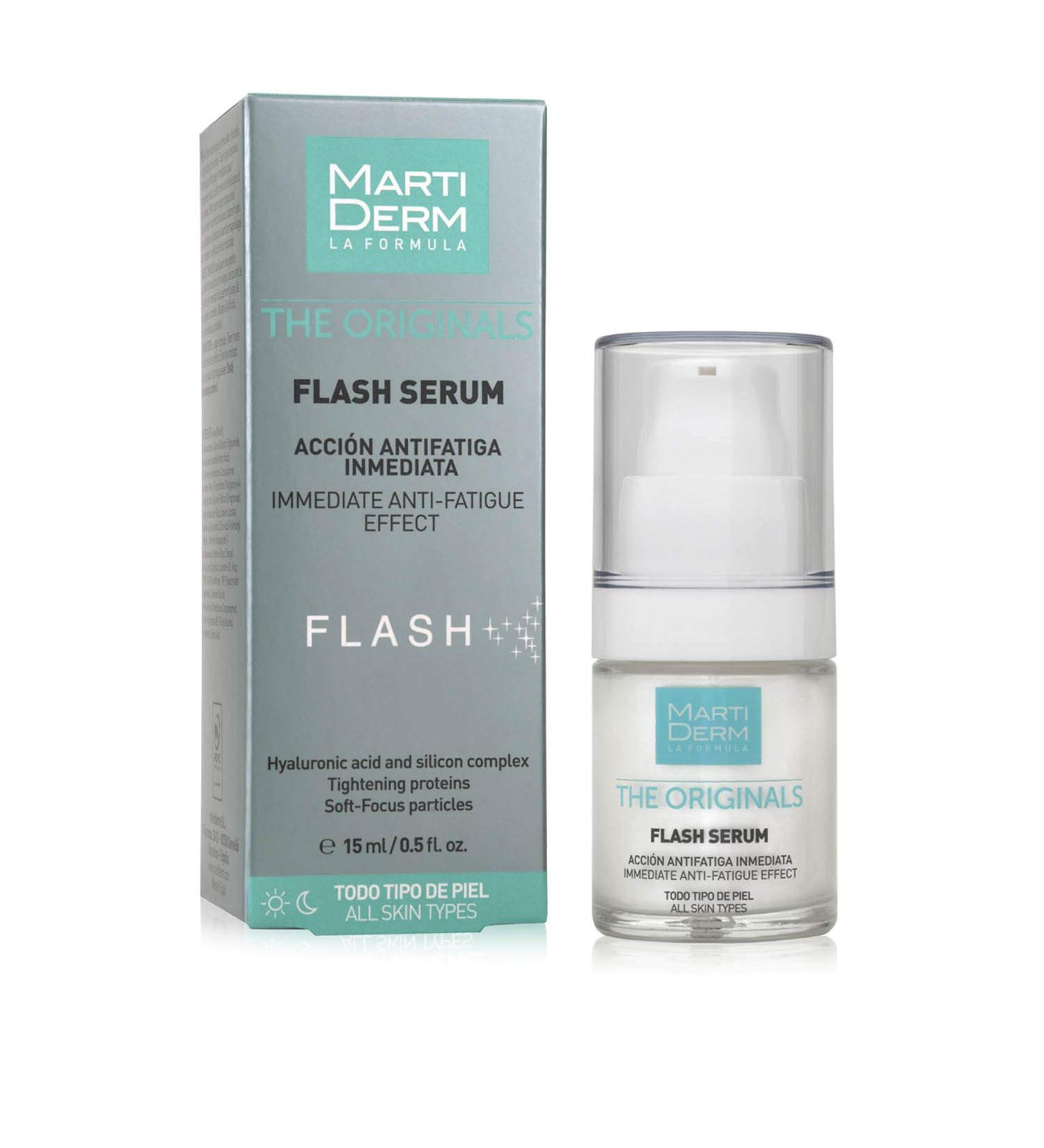 MartiDerm The Original Flash Serum 15ml - Boost Radiance & Hydration | International Shipping Available - Buy Online on GoSupps.com