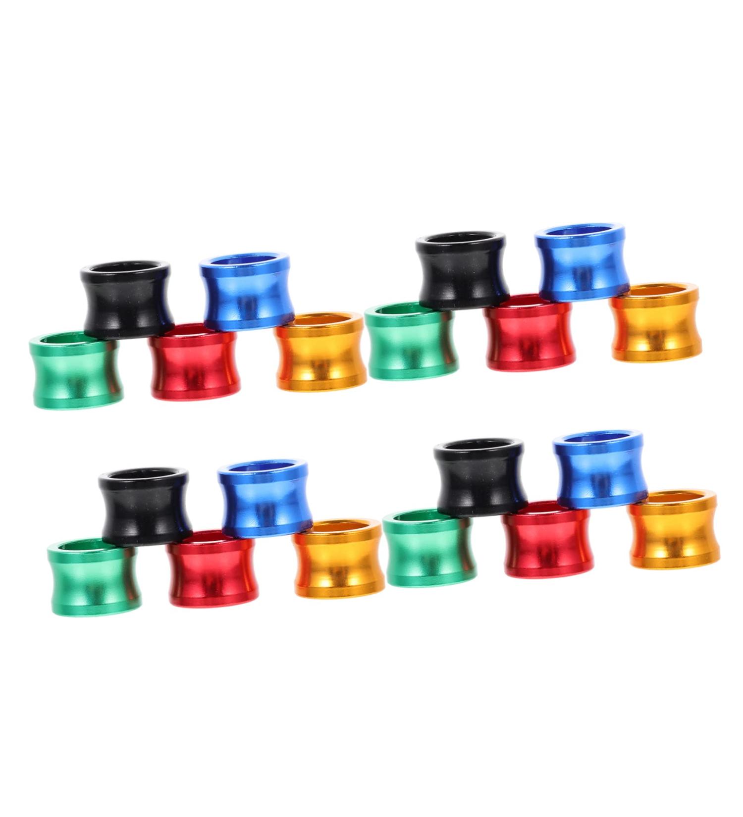 BESPORTBLE 80 Pcs Pigeon Foot Ring Metal Brackets Kickstand Chicken Wite Parrot Pigeon Gear Aluminum Poultry 0.8X0.8X0.8CMx4pcs As Shownx4pcs - Buy Online on GoSupps.com