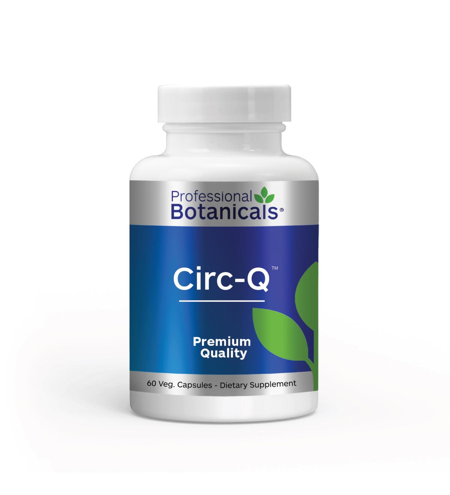 Professional Botanicals Circ-Q - Blood Circulation Support and Vein Health Supplement - 60 Vegetables Capsules - Buy Online on GoSupps.com