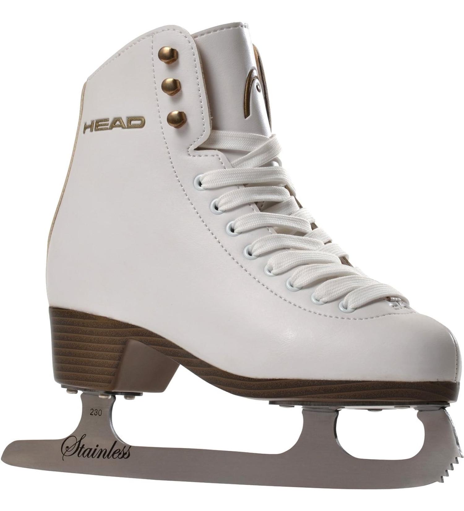 Buy HEAD Donna Figure Skating Skates - Stainless Steel Blades for Beginners - White Size 40 - International Shipping Available - Buy Online on GoSupps.com