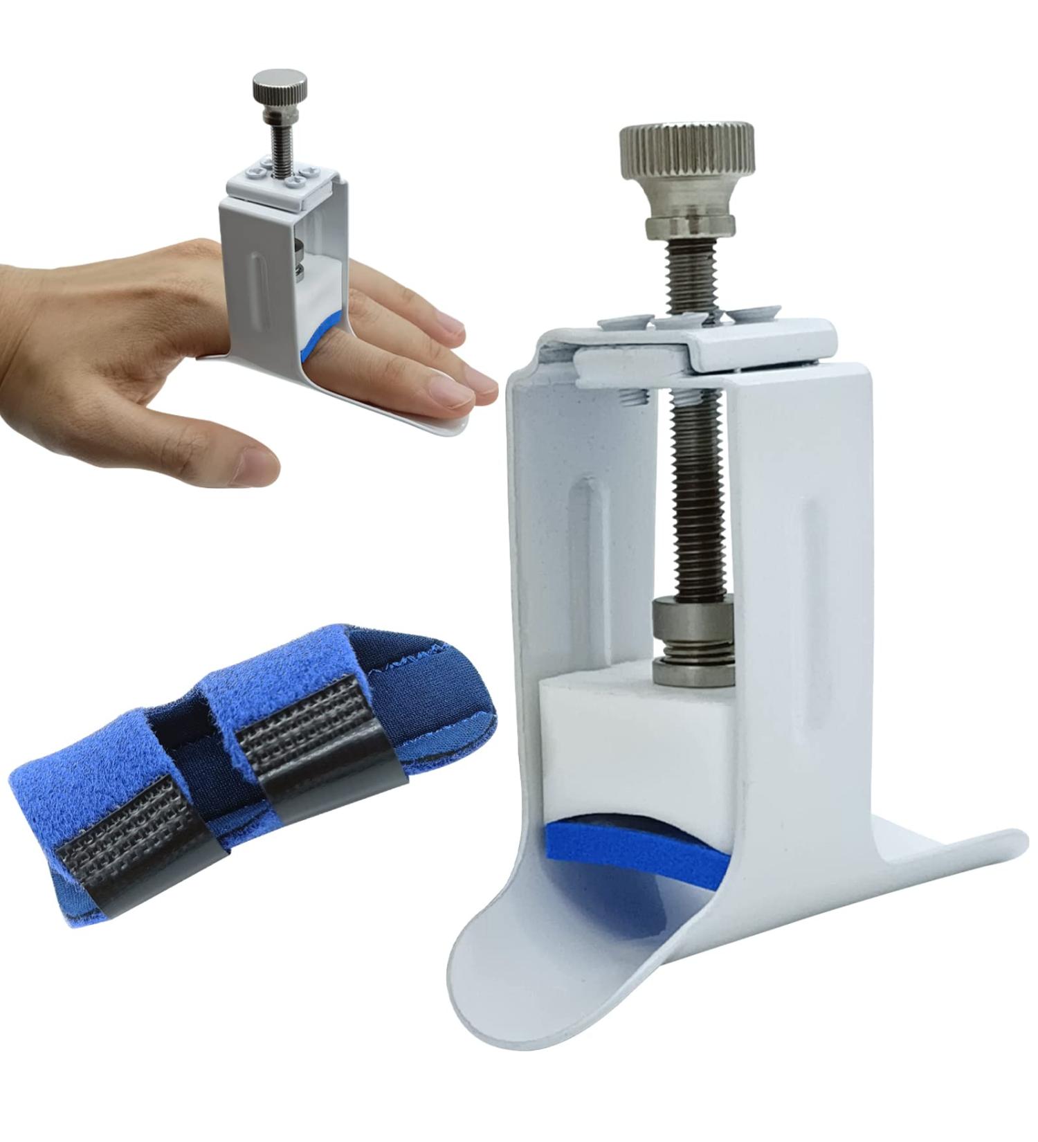 Finger Straightener Splint Brace - Arthritis Pain Relief & Injury Support with Soft Foam Inner Band - Buy Online on GoSupps.com